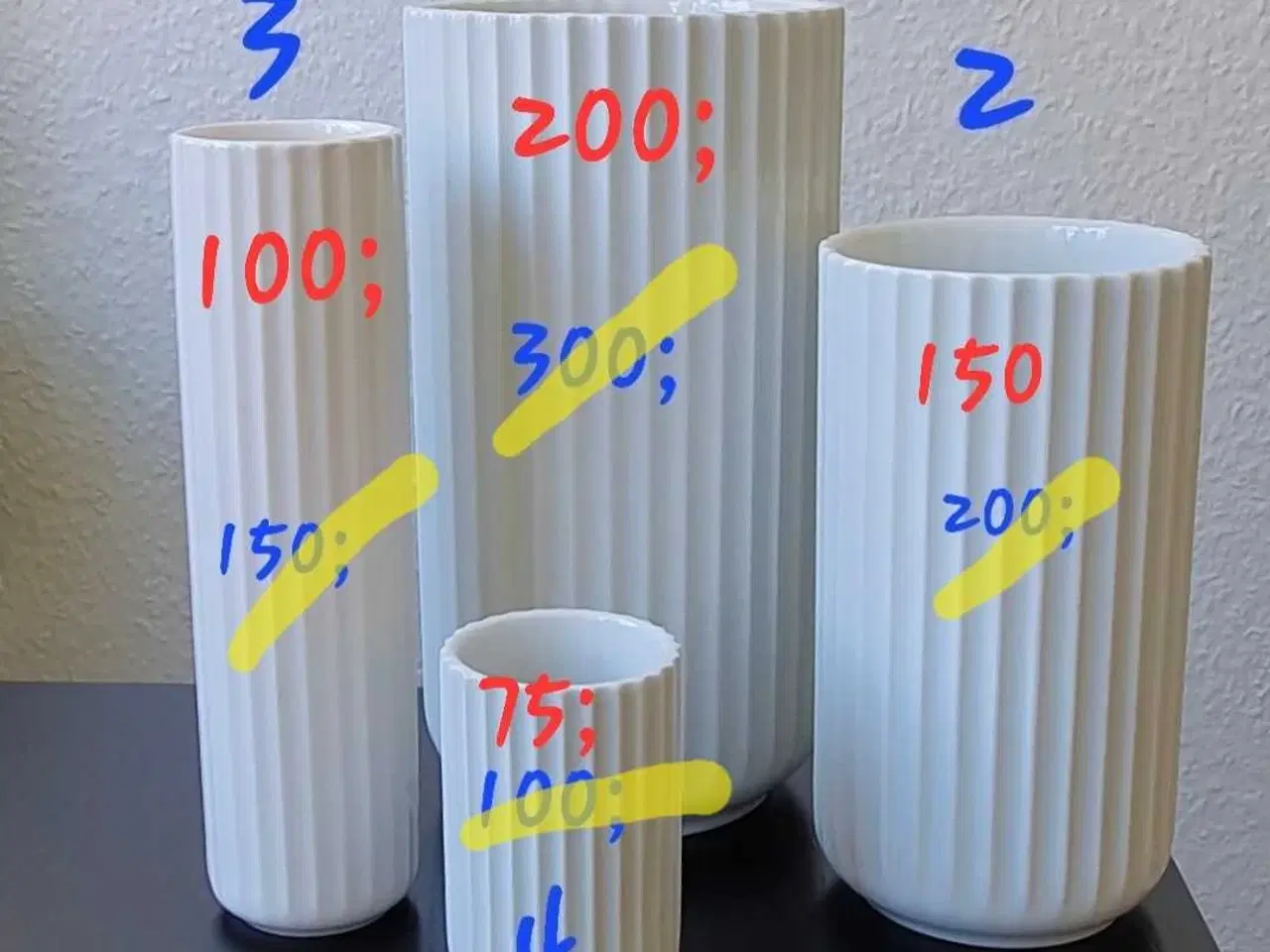 Billede 2 - LYNGBY VASER I 4 STØRRELSER 🌸 NEDSAT!!! NR 1 SOLG