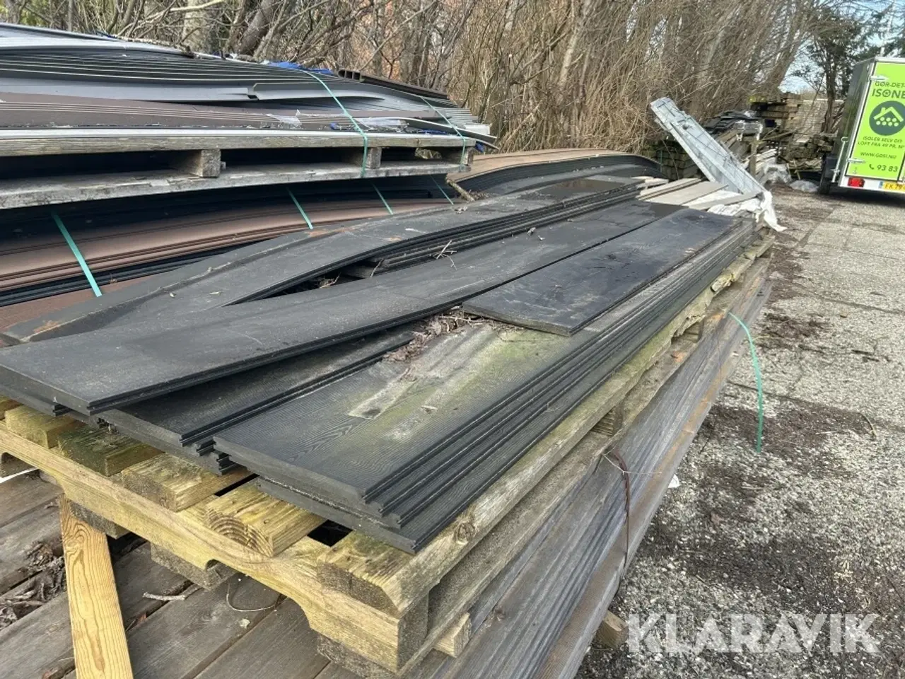 Billede 1 - Komposit terrassebrædder Kirkedahl Massiv 19 styk, ca 50m, 2 sortering