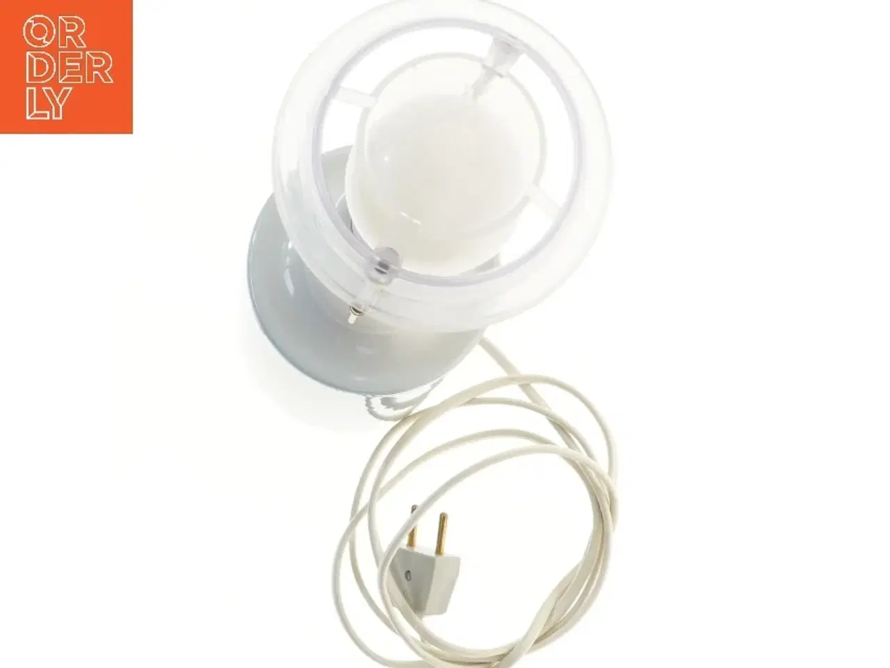 Billede 2 - Bordlampe med blomstermotiv fra Royal Copenhagen (str. 46 cm)