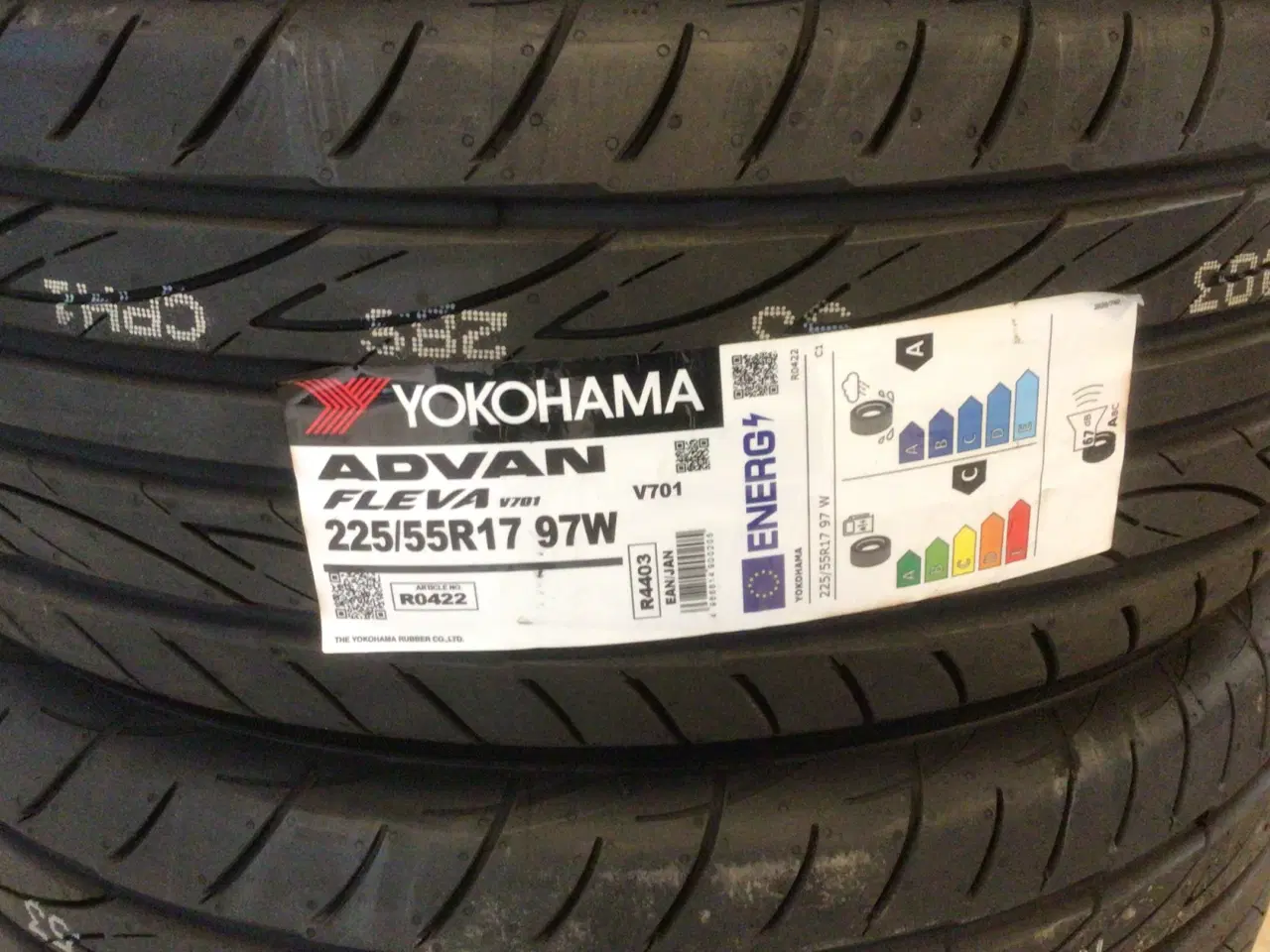 Billede 2 - Nye YOKOHAMA ADVAN 225/55R17