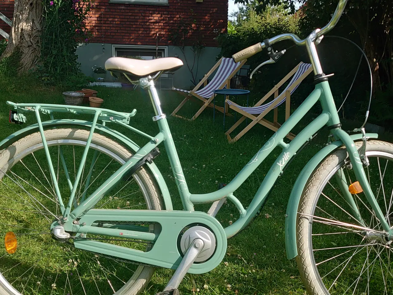 Billede 1 - Flot grøn cykel 26" med 3 gear