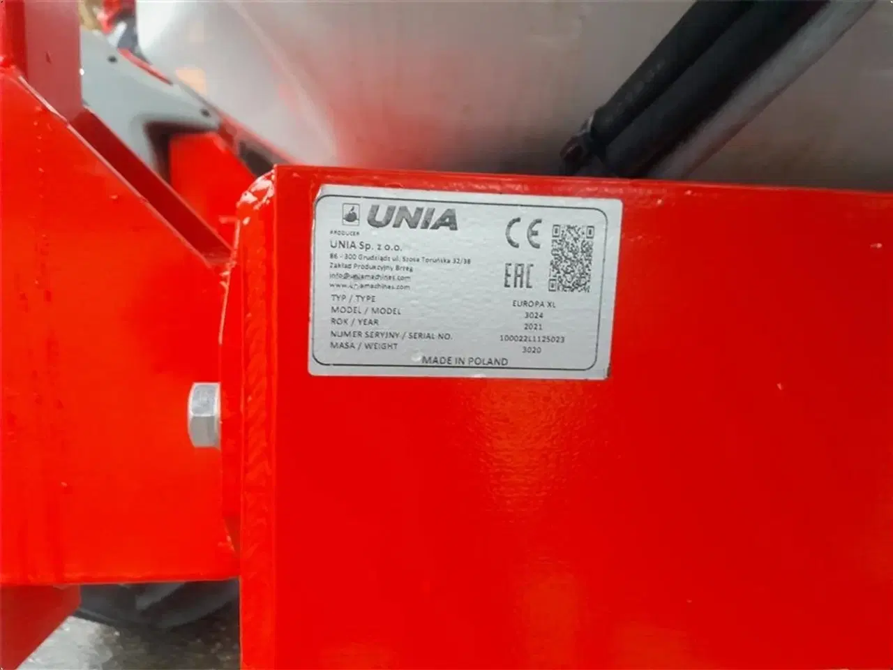 Billede 7 - Trailersprøjte Unia Europa XL 3024