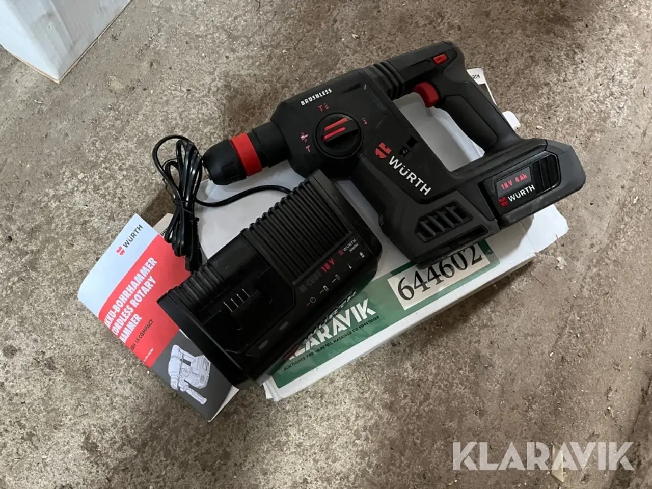 Billede 1 - Slagborehammer Würth ABH 18 compact akku med batte