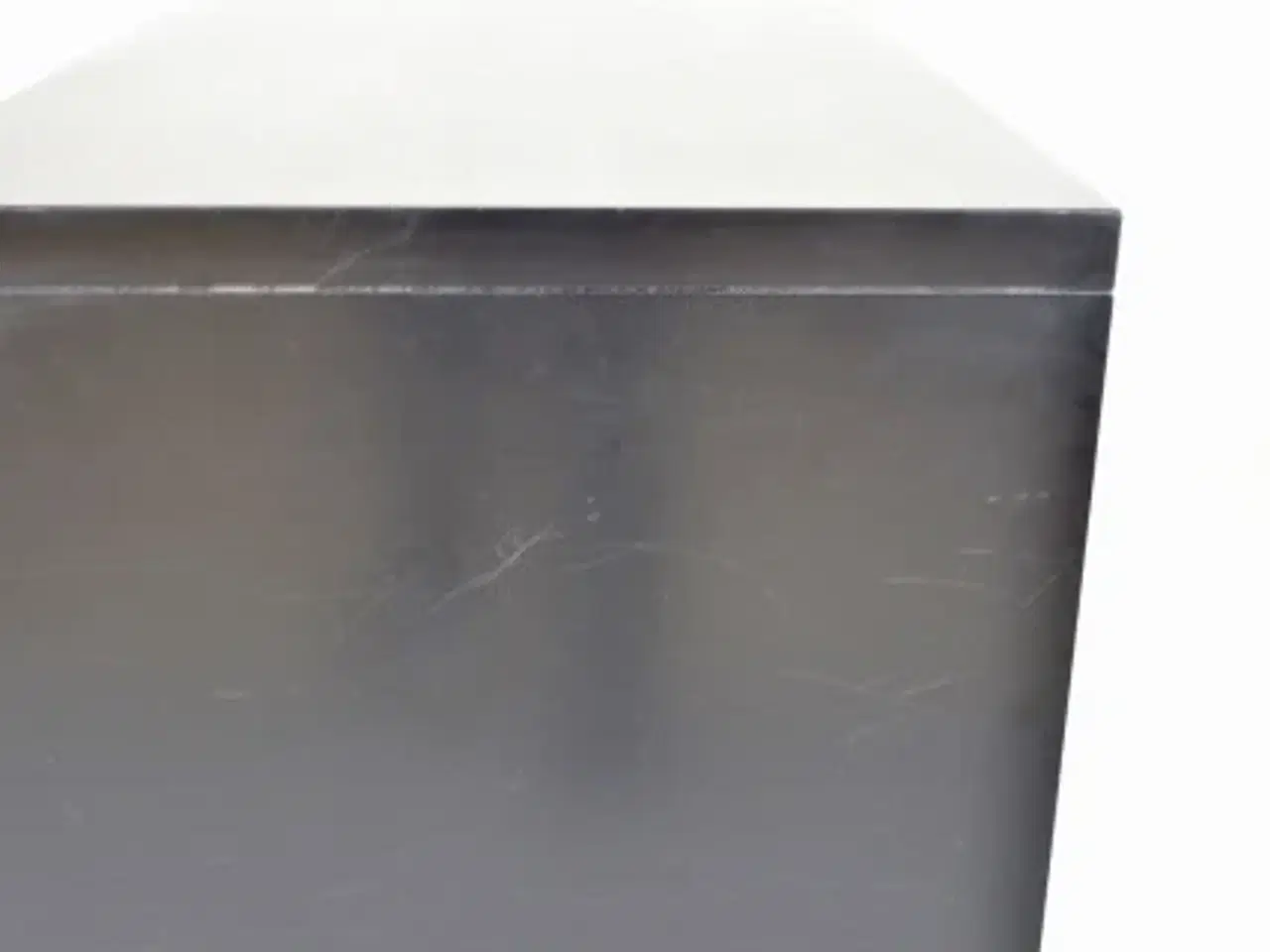 Billede 10 - Højbord/ståbord i sort linoleum med fodstøtte