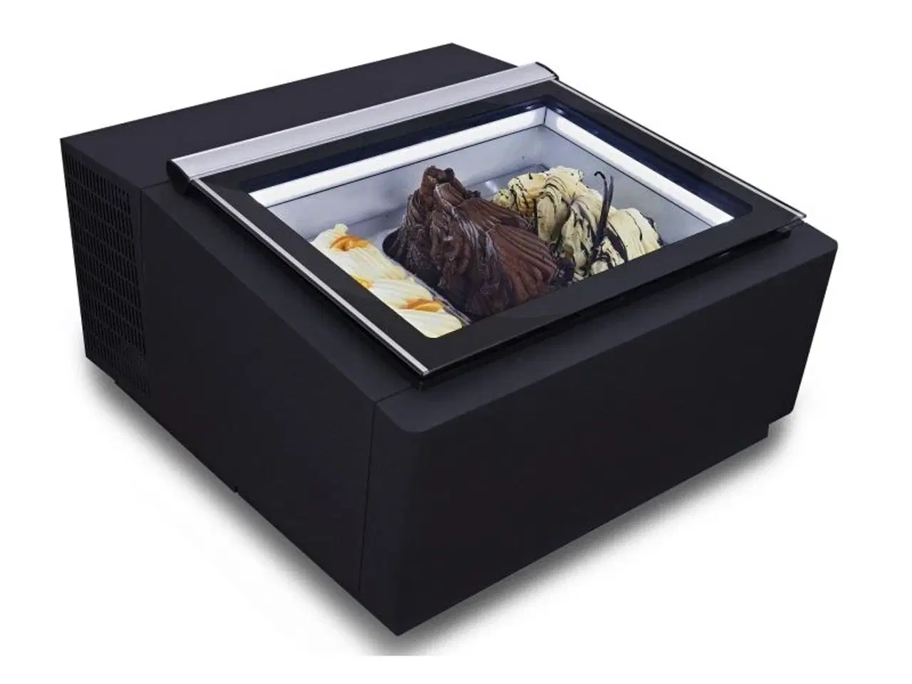 Billede 1 - Isdisk – sort – 670x750x375 mm