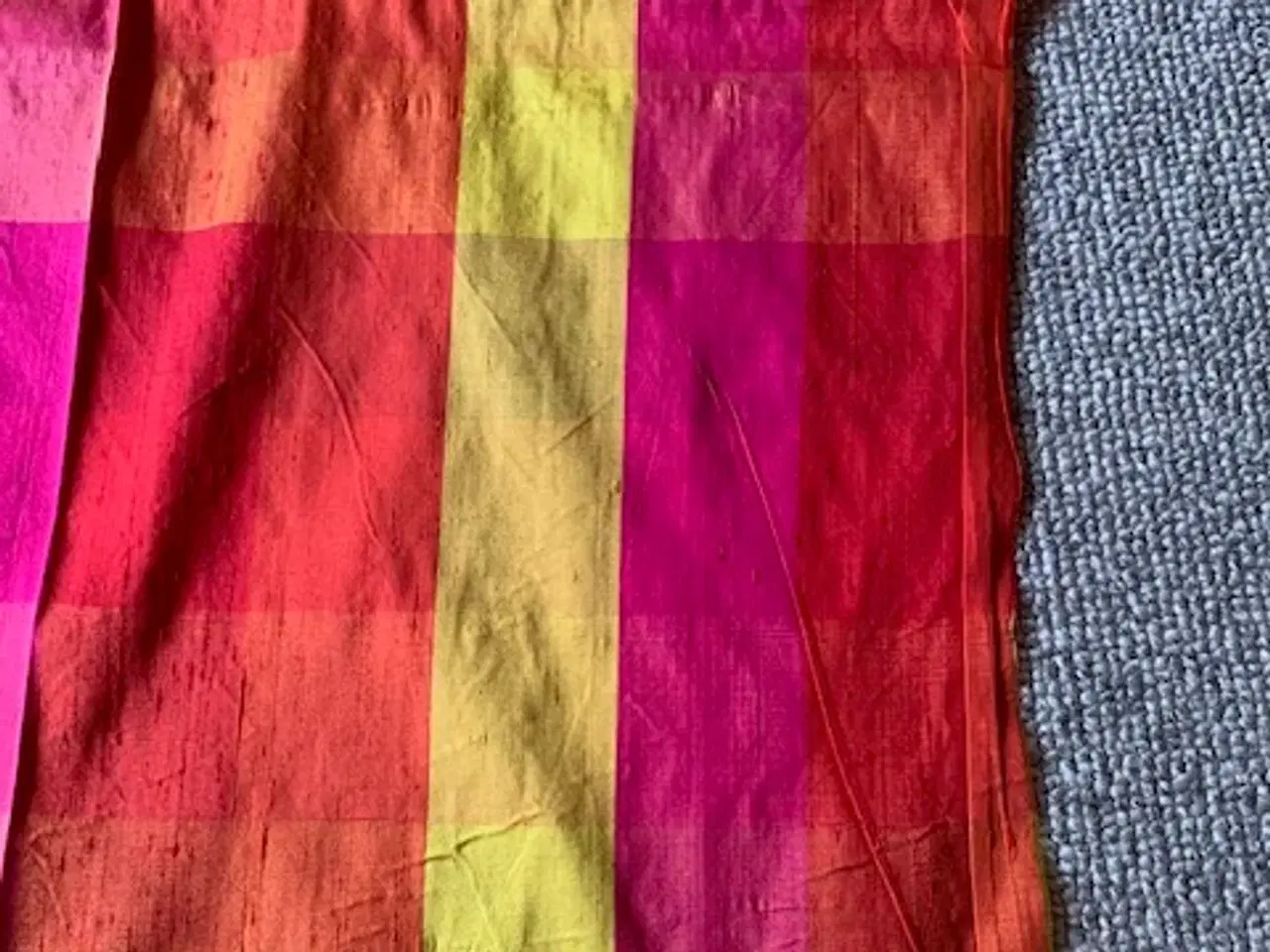 Billede 3 - Thaisilke i gul, pink, orange og rød
