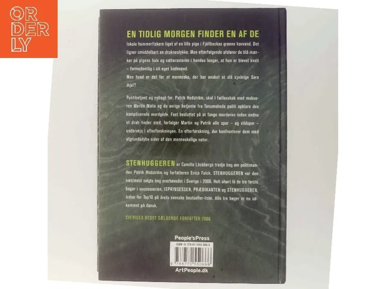 Billede 3 - Stenhuggeren : kriminalroman af Camilla Läckberg (Bog)