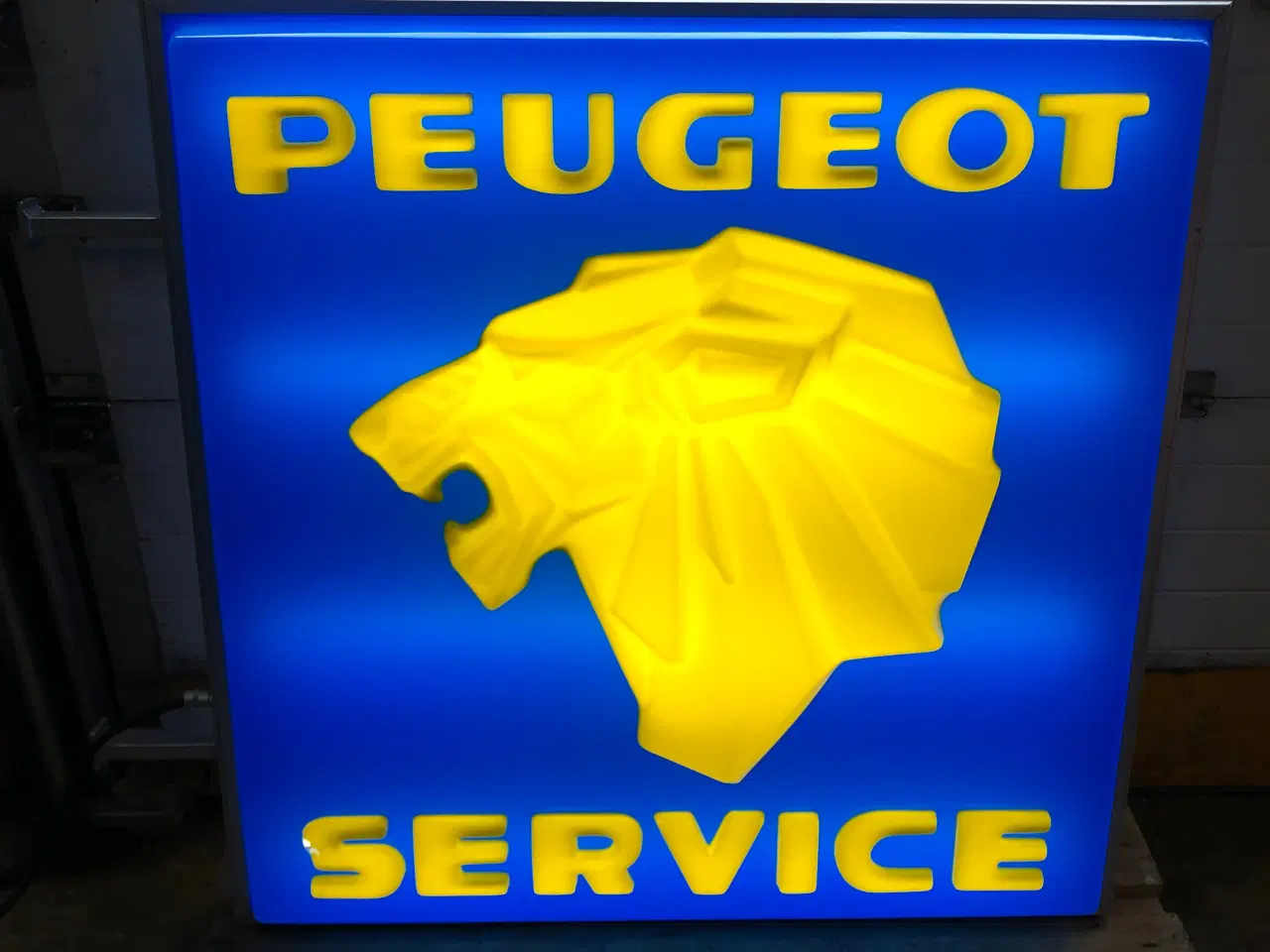 Billede 6 - Stort Peugeot lysskilt - Over 1 meter