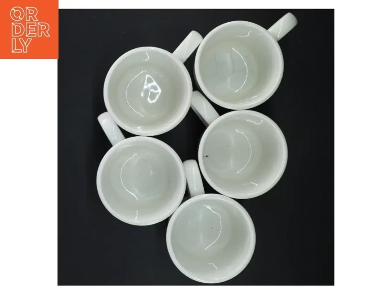 Billede 2 - 5 hvide krus fra  LA FENICE Design Italy (str. 9x10 cm)