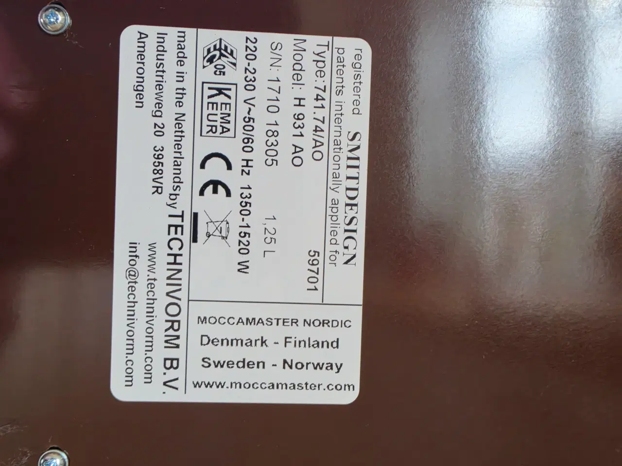 Billede 2 - Sort moccamaster sælges