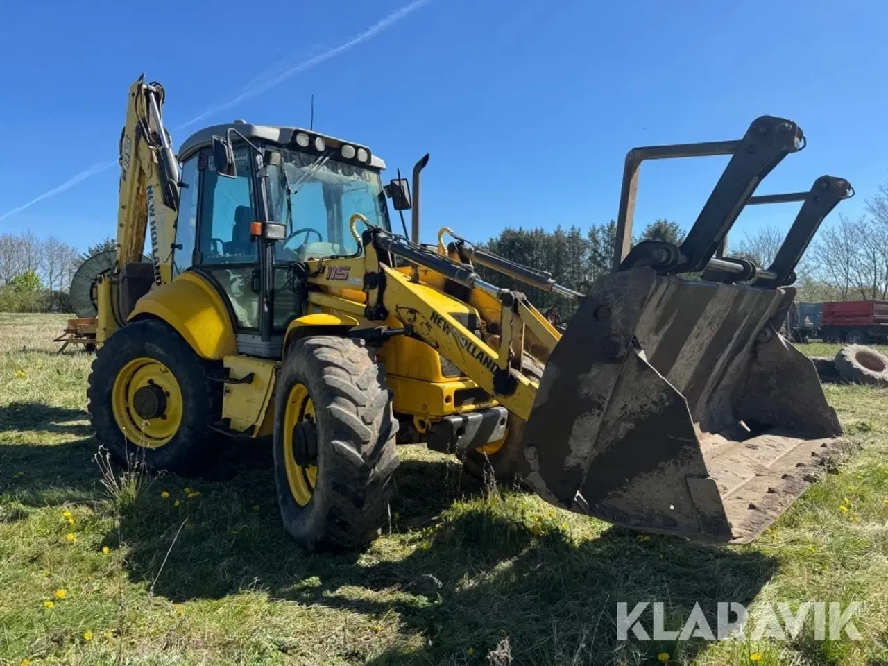 Billede 4 - Rendegraver New Holland B 115 - 4PS