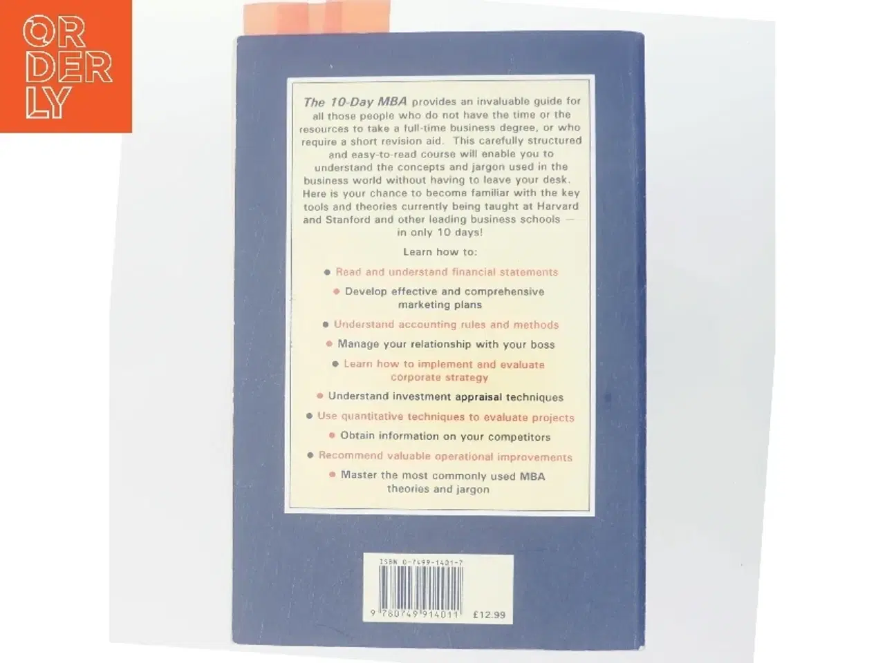 Billede 3 - The 10-day MBA af Steven Silbiger (Bog)