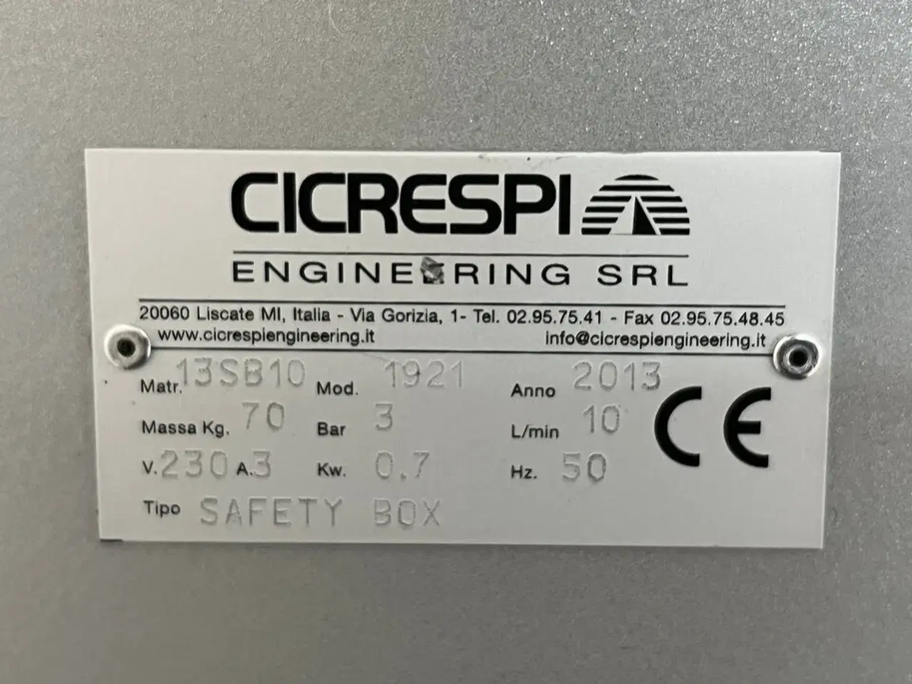 Billede 9 - CICRESPI laser skære med styre computer