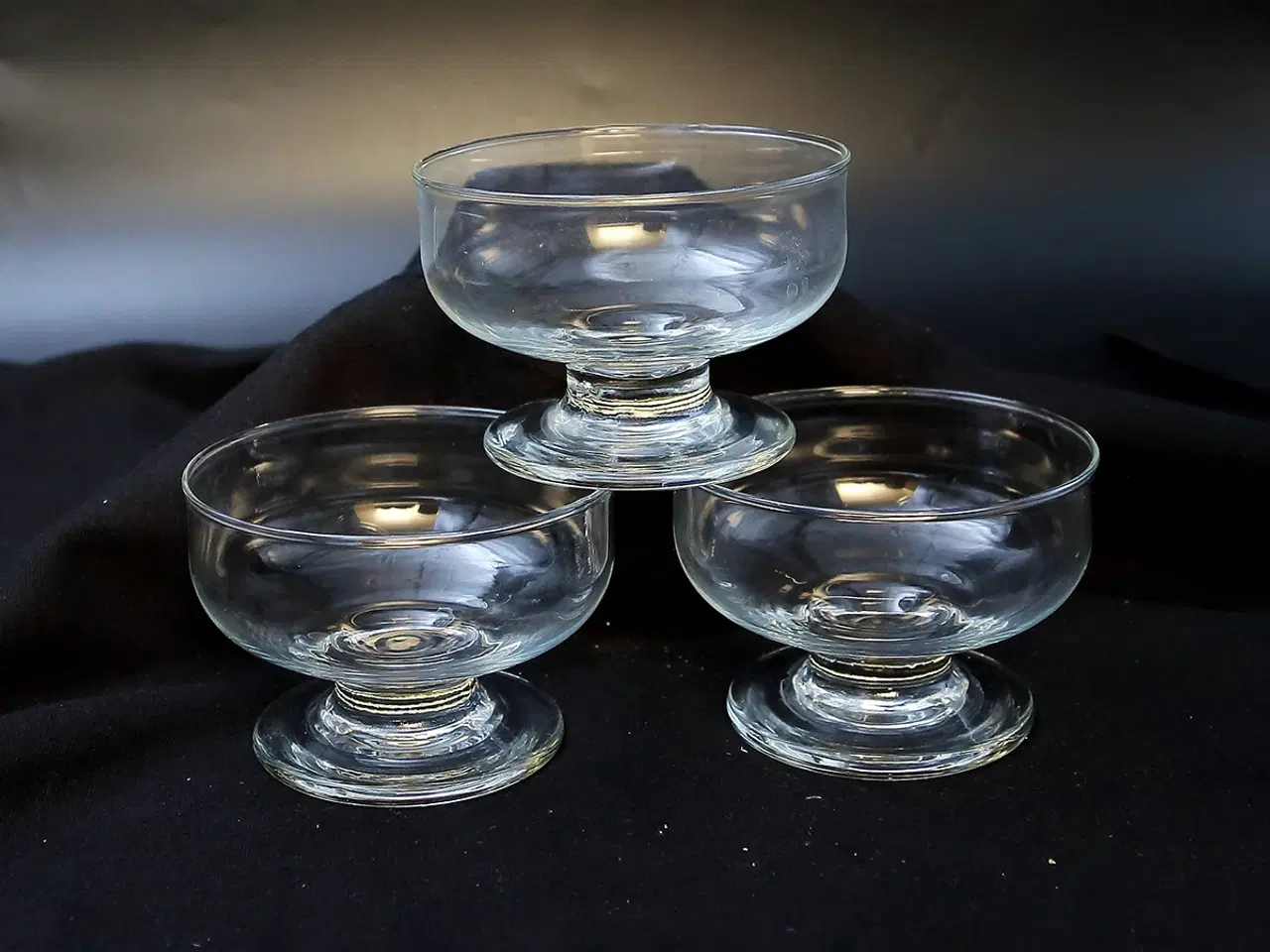 Billede 1 - Mundblæste vintage dessert- og champagneskåle