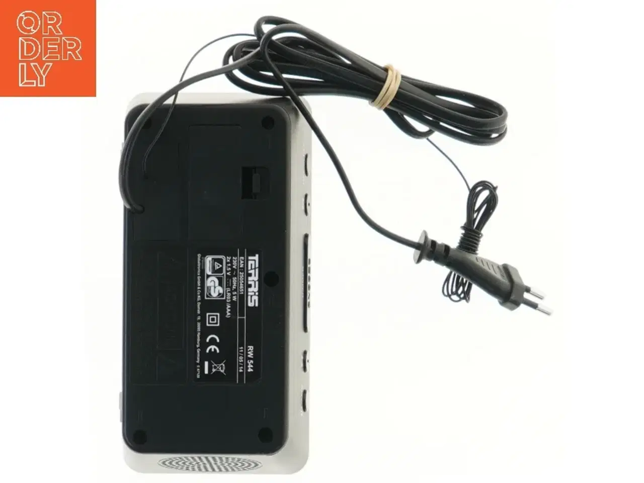 Billede 3 - Digitalt ur med radio fra Terra (str. 17x9x7 cm)