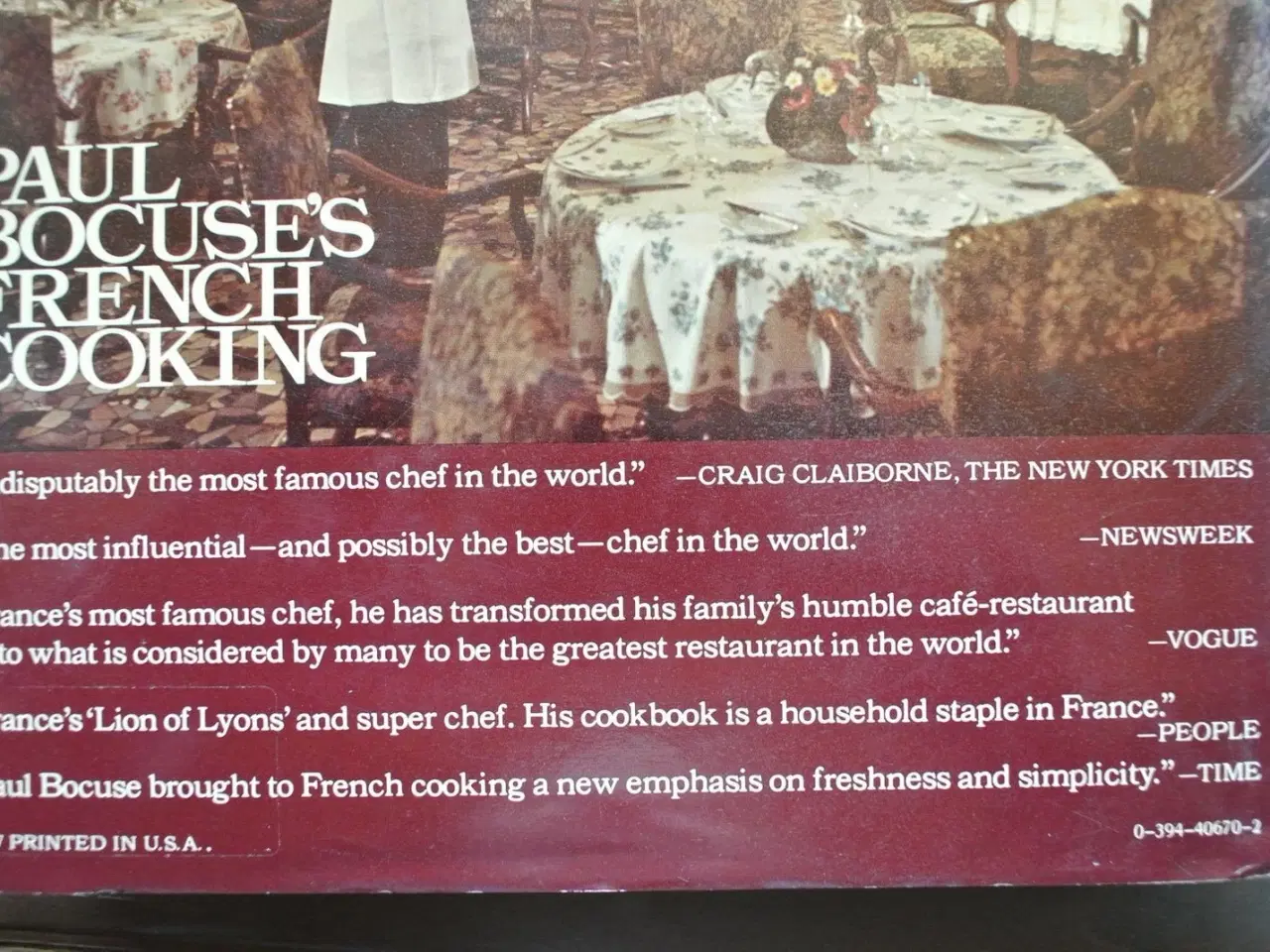 Billede 3 - paul bocuse's french cooking, by paul bocuse