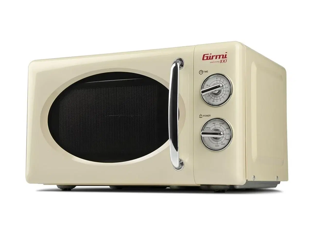 Billede 2 - Mikrobølgeovn med grill 20 l – Girmi FM21, beige, 700 W