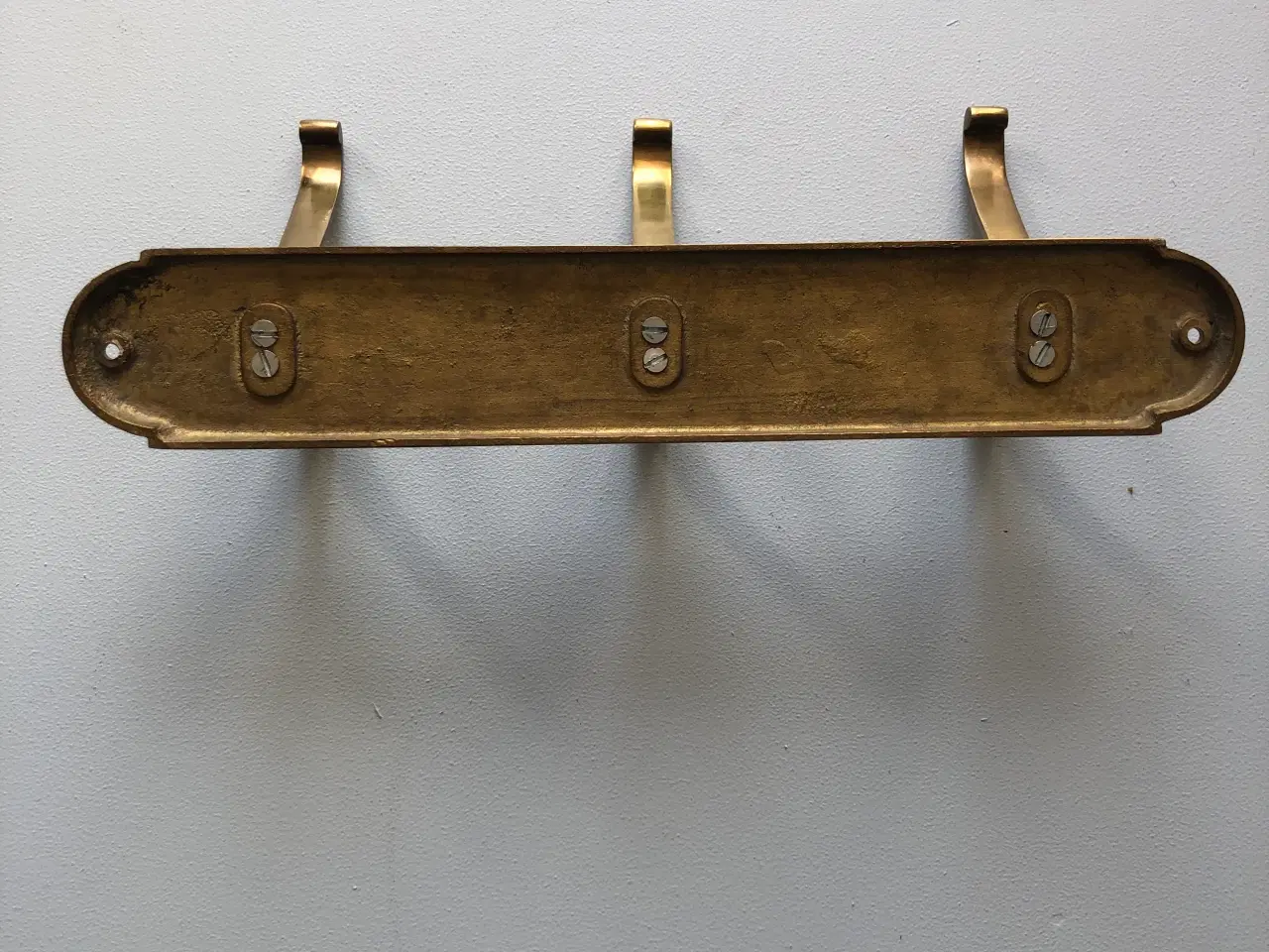 Billede 3 - Vintage messing knagerække