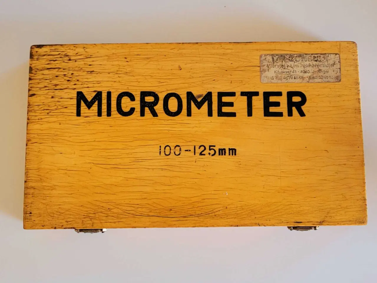 Billede 2 - Mikrometer 100–125 mm i trækasse