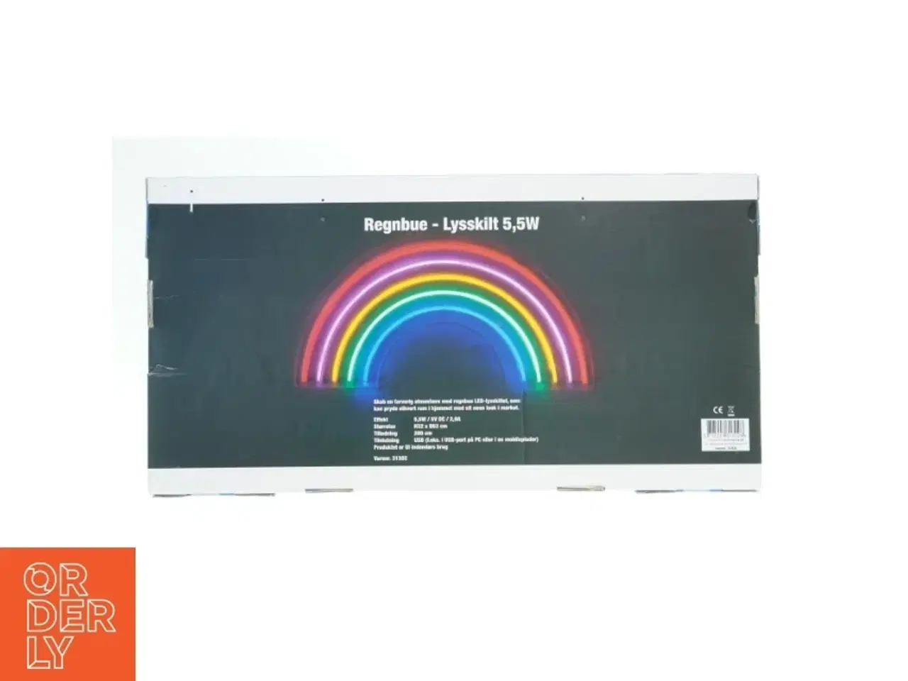 Billede 1 - Regnbue lyskilt fra Bright Design (str. 32x63 cm)