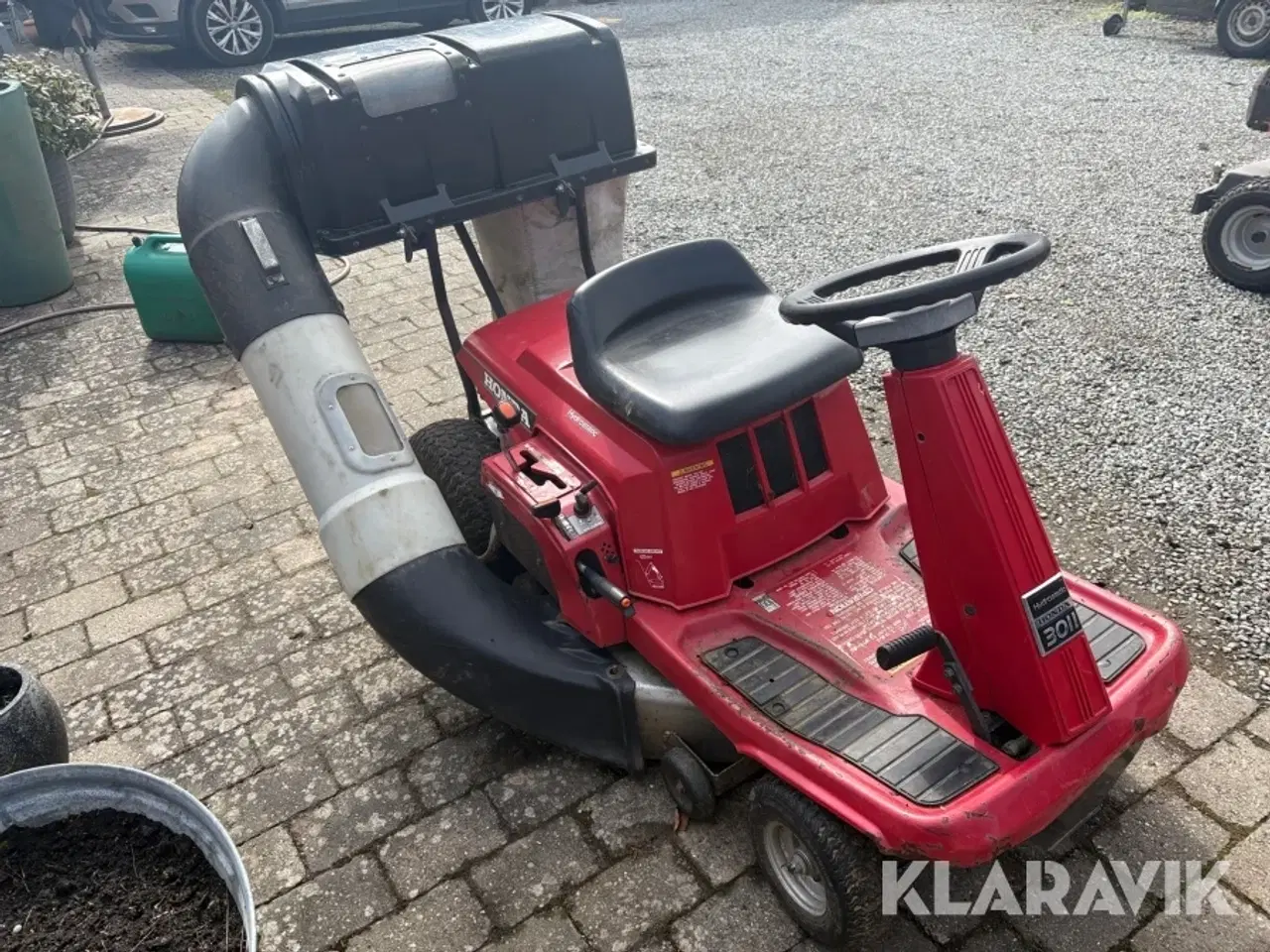 Billede 3 - Havetraktor Honda Hydrostatic 3011 med opsamler