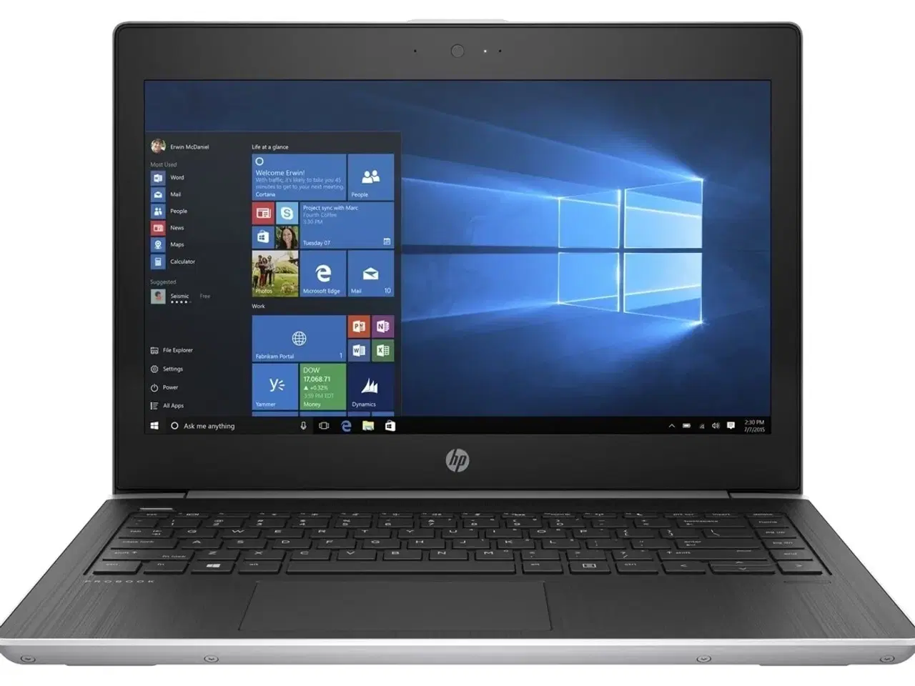 Billede 1 - HP ProBook 430 G5 13" - Intel i5 8250u 1,6GHz 256GB NVMe 8GB Win11 Pro - Grade B
