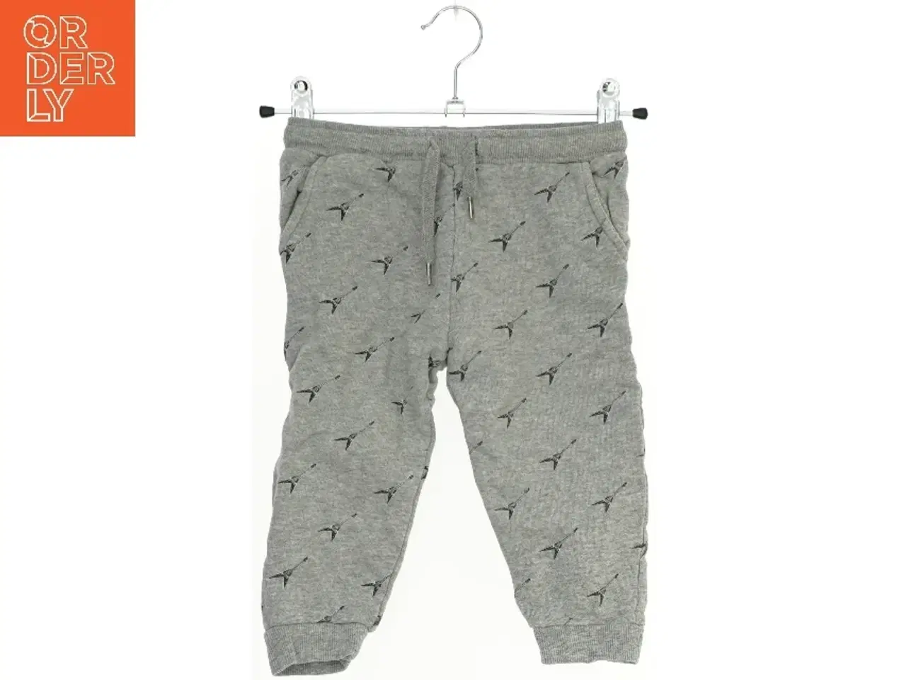 Billede 1 - Grå sweatpants med mønster fra Sofie Schnoor (str. 92)