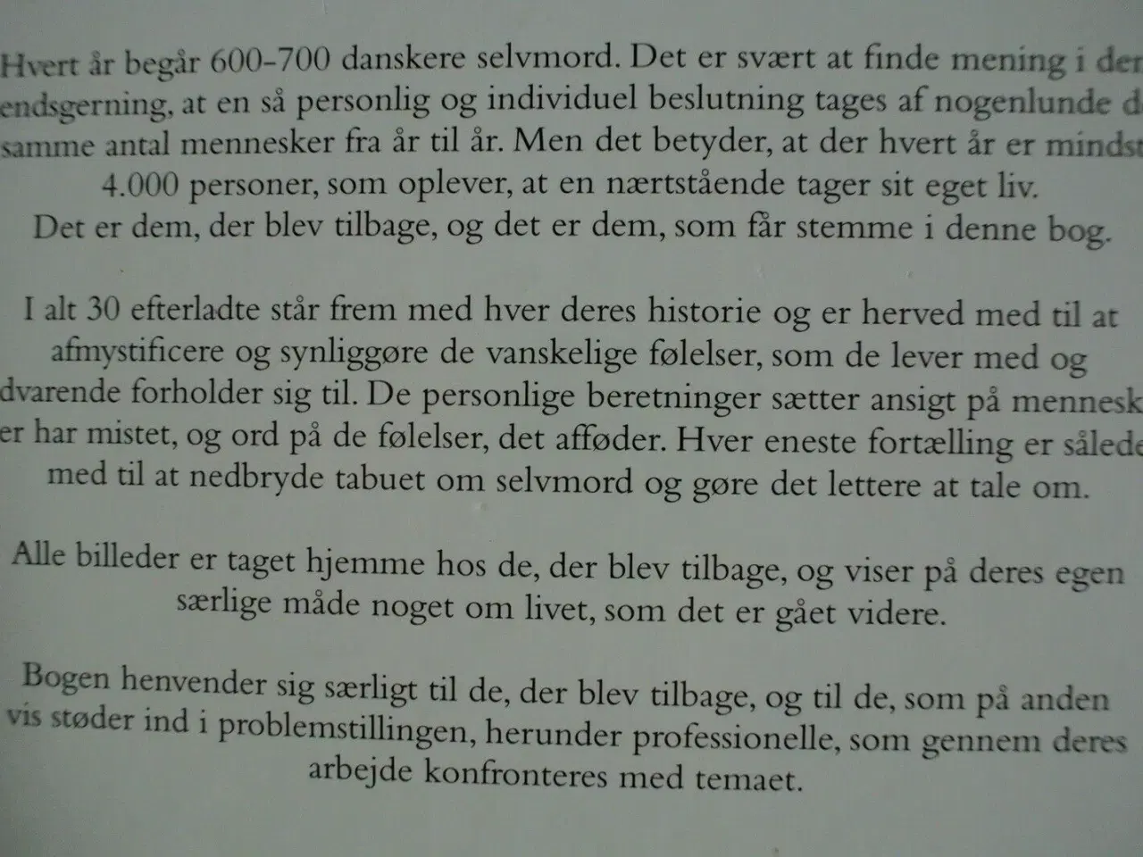 Billede 4 - de der blev tilbage - en portrætbog om efterladte 