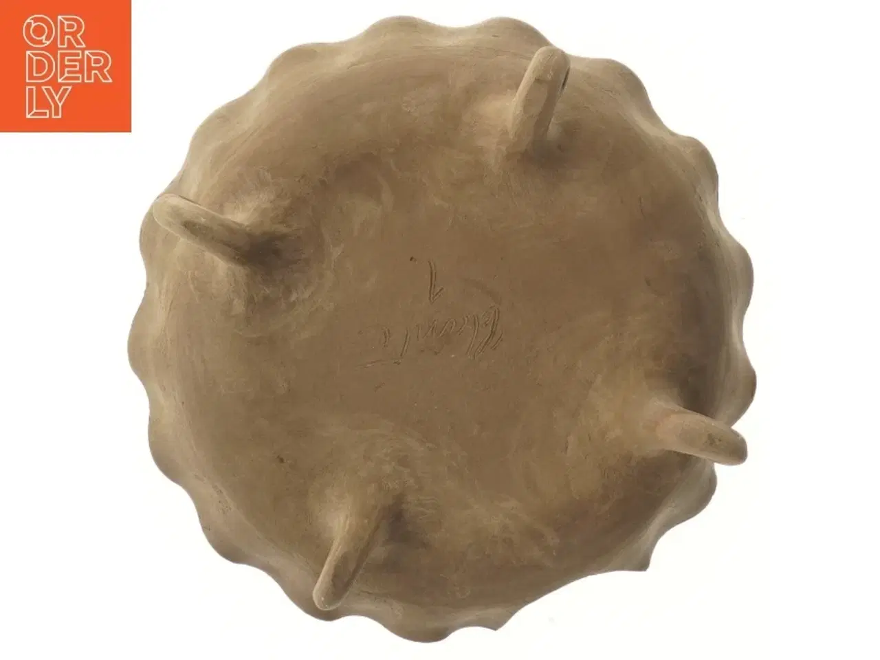 Billede 2 - Dekorativ skål med krøllede ben (str. 21,5 cm)