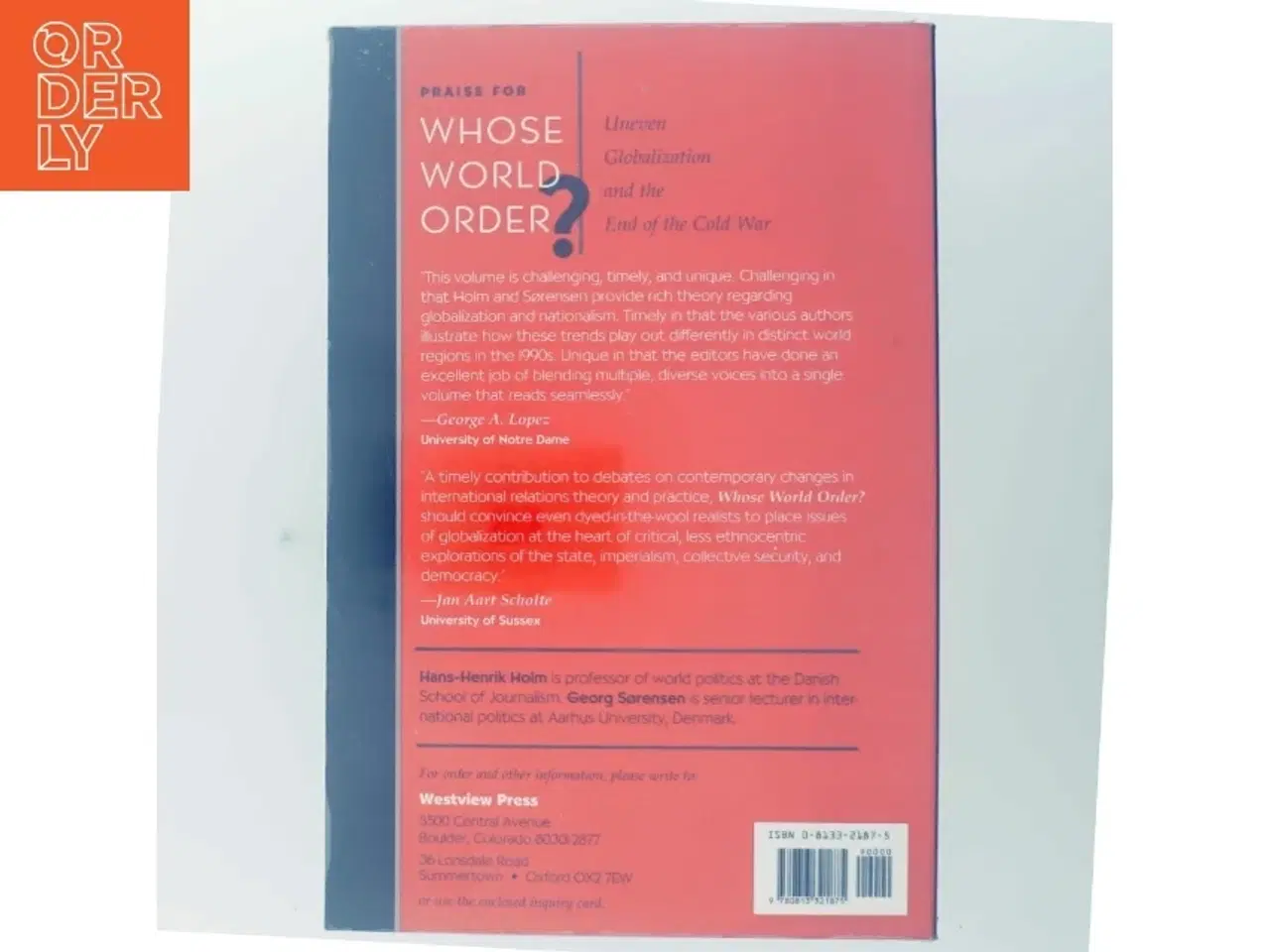 Billede 3 - Whose world order? : uneven globalization and the end of the cold war (Bog)