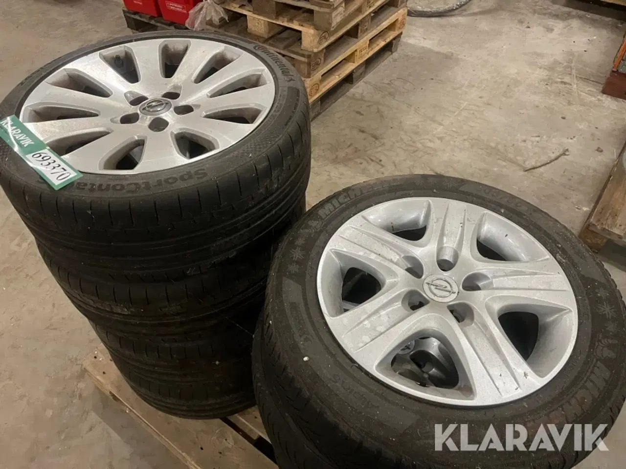 Billede 1 - Alufælge Opel 2 sæt 8styk