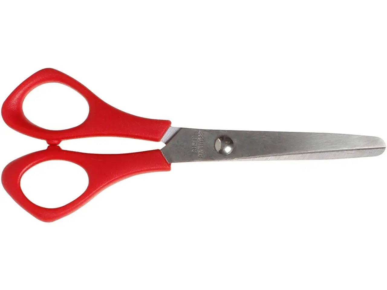 Billede 1 - Skolesaks, L: 14 cm, rund, venstre, 1 stk.