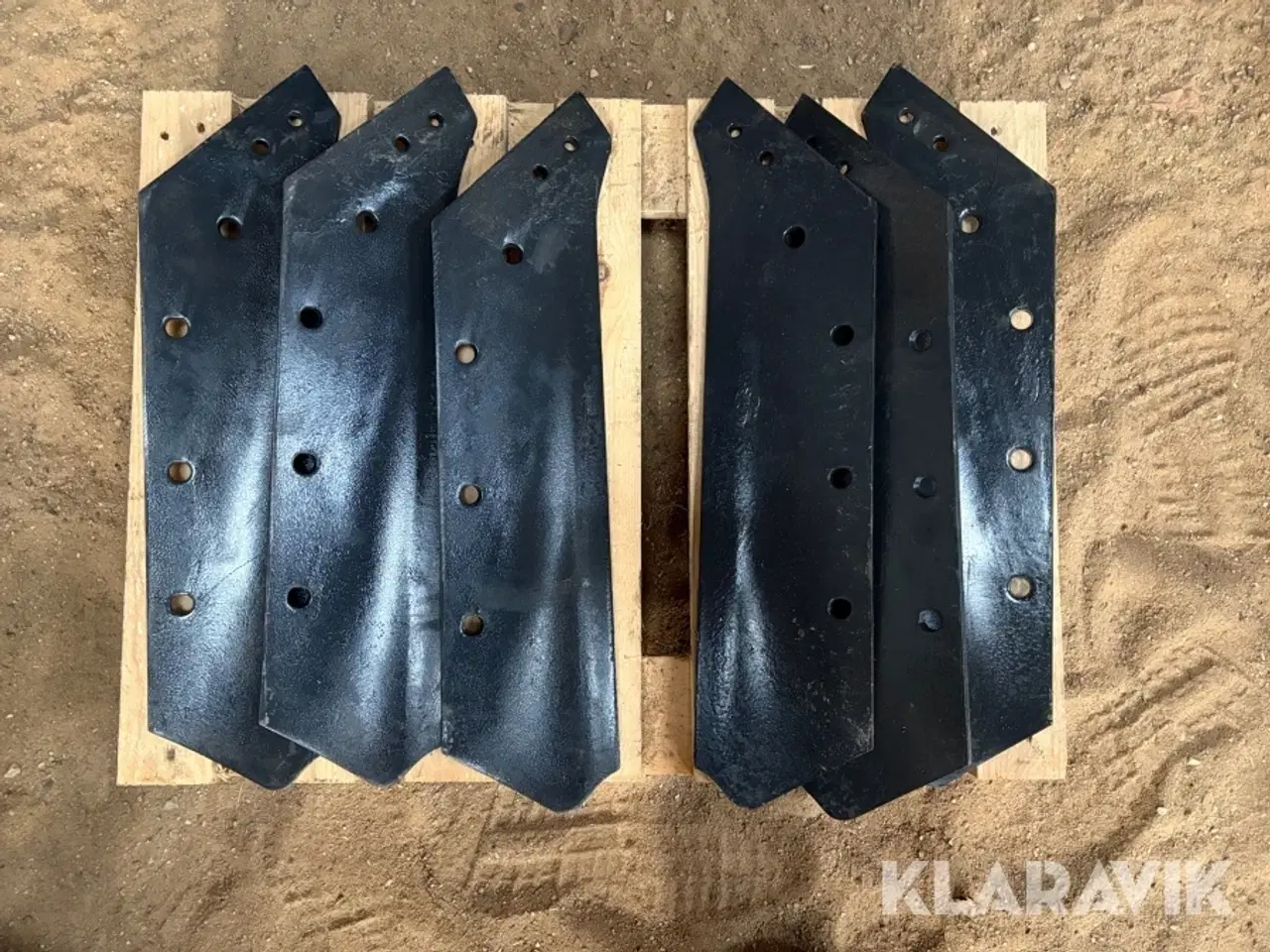 Billede 9 - Plovskærer Kverneland 6 styk - 18 tommer