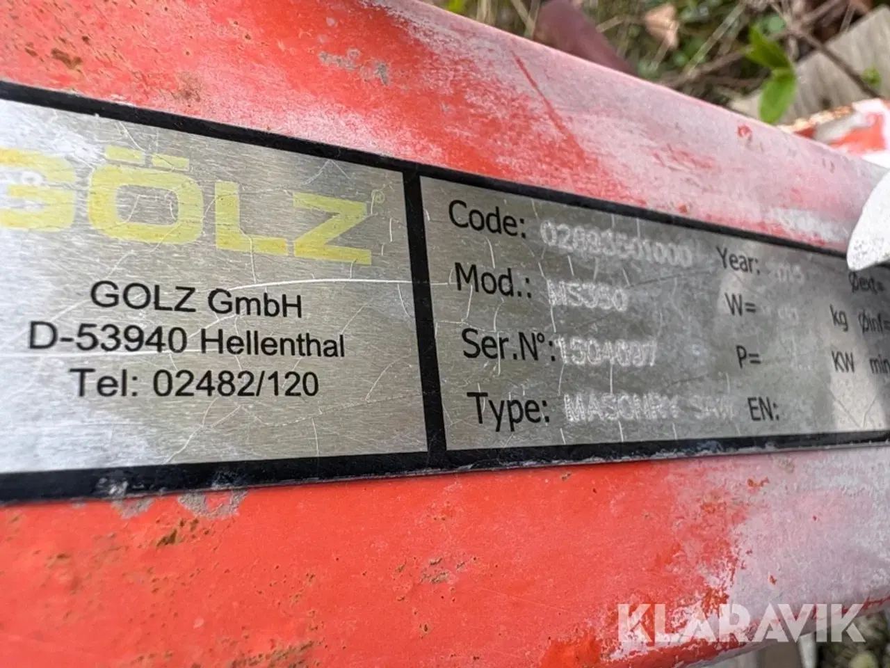 Billede 3 - Fliseskære Golz Ms350