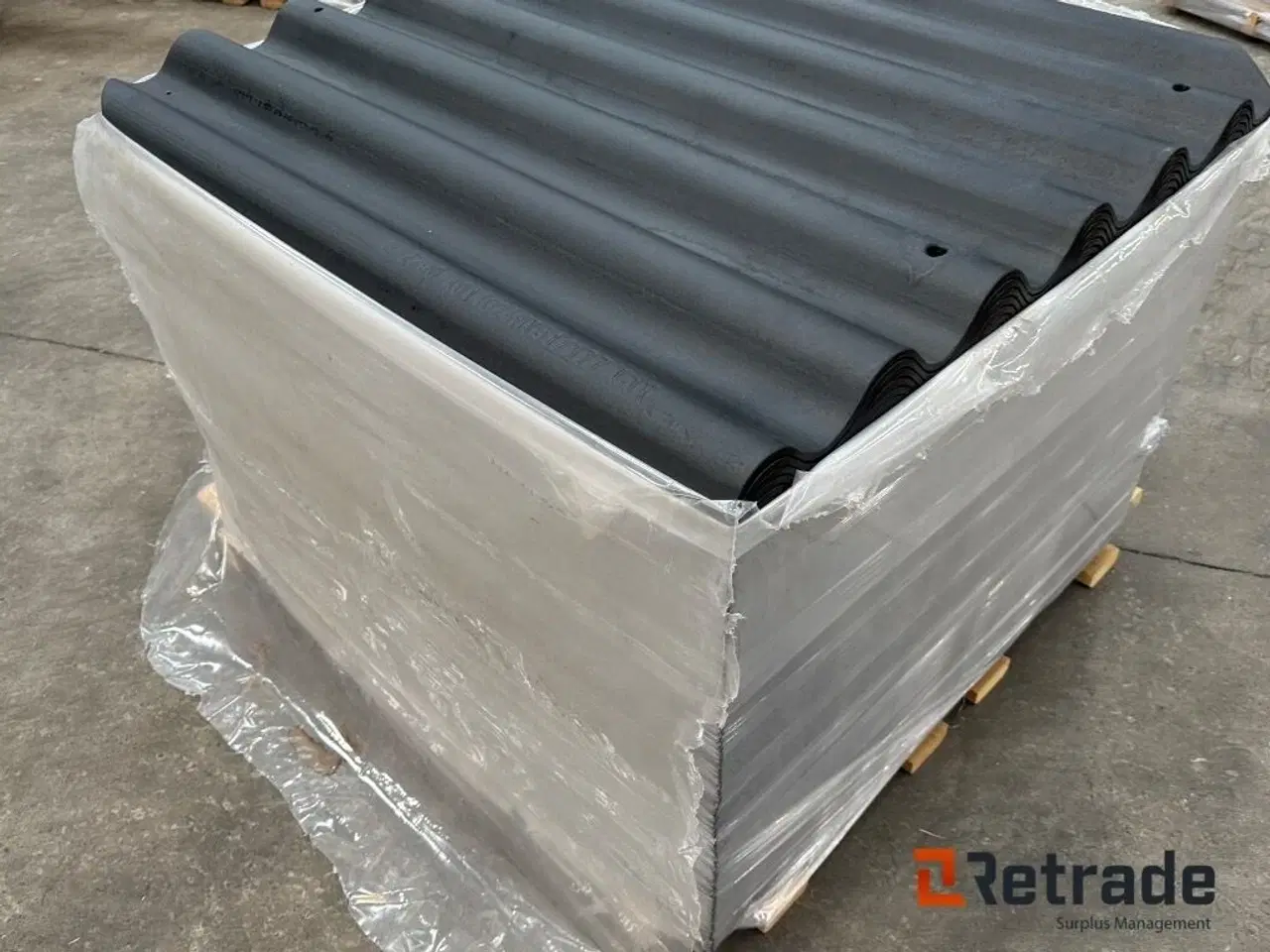 Billede 5 - - - - 225 stk. Fabriksnye Tagplader Euronit 700 T 1152x1220 mm