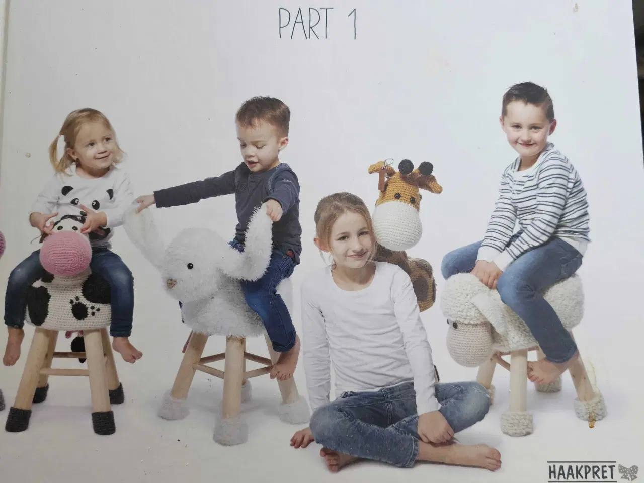 Billede 1 - Aminimal Stool Chrochet / Hæklede DyreStole