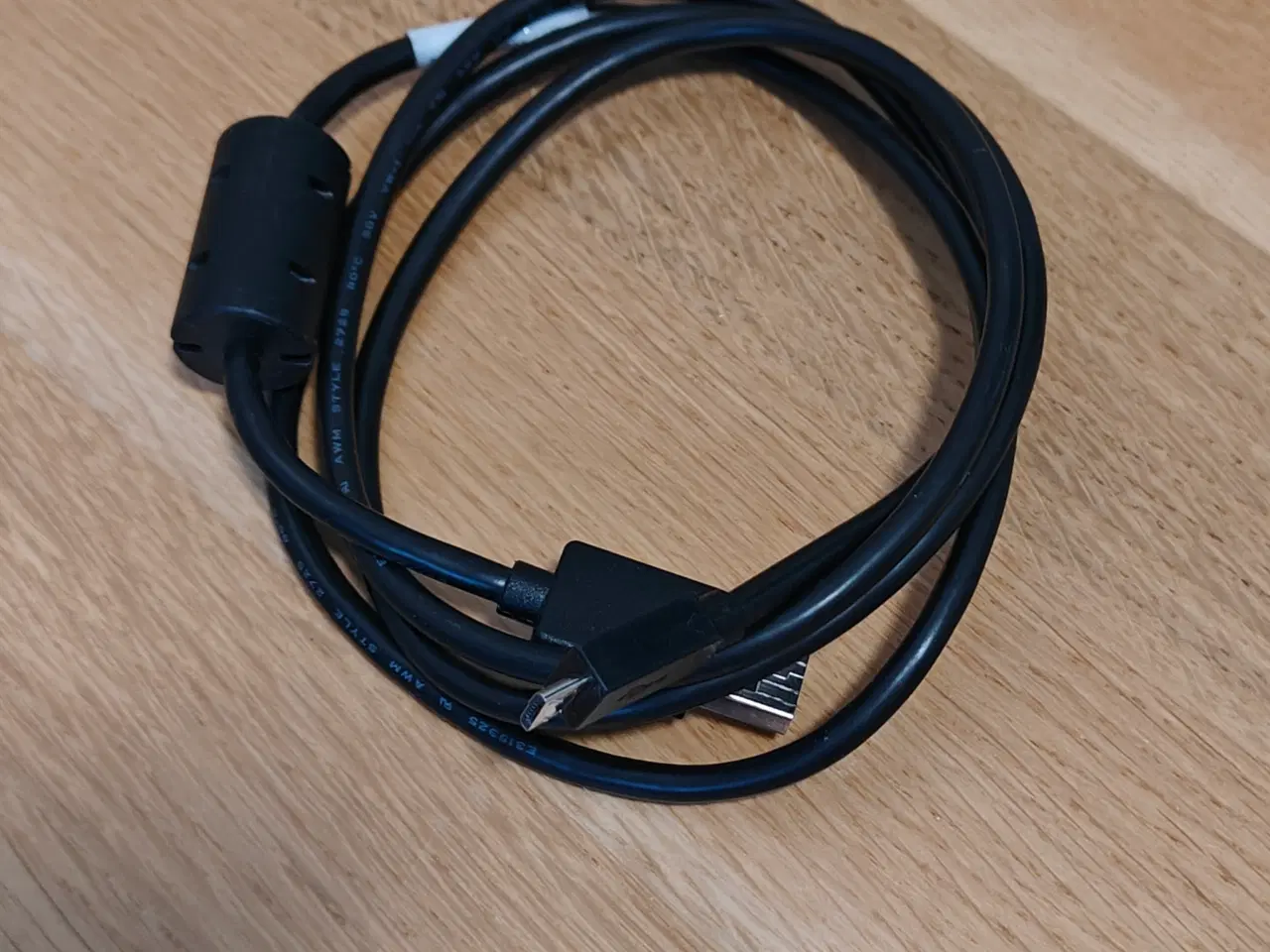 Billede 1 - 1.5 m. Sort USB kabel.