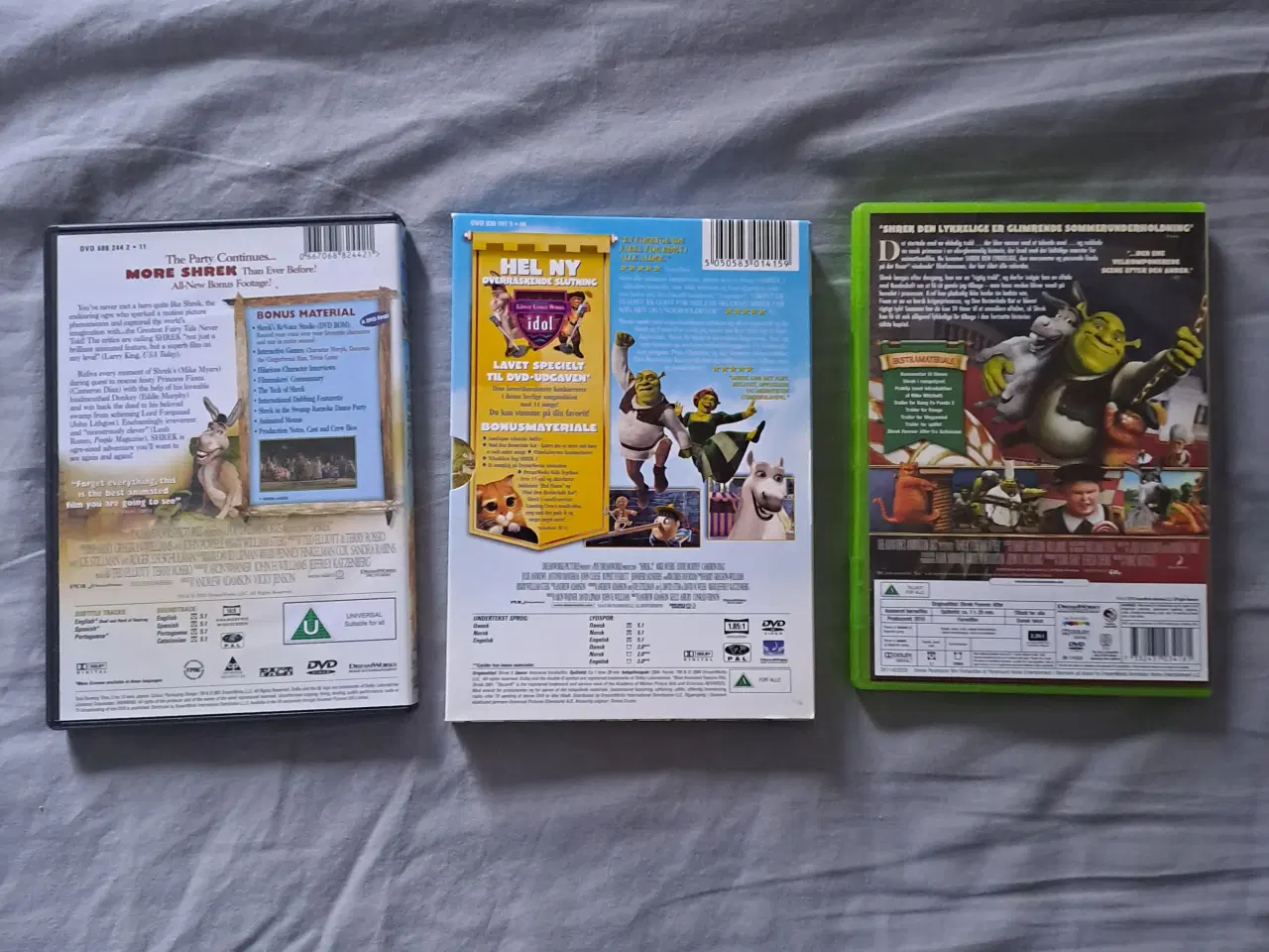 Billede 2 - Shrek 1, 2 og 3 DVD