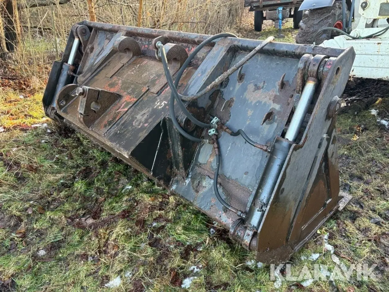 Billede 3 - Skovl med frisk skær passer til gravmaaskine 2.5 meter