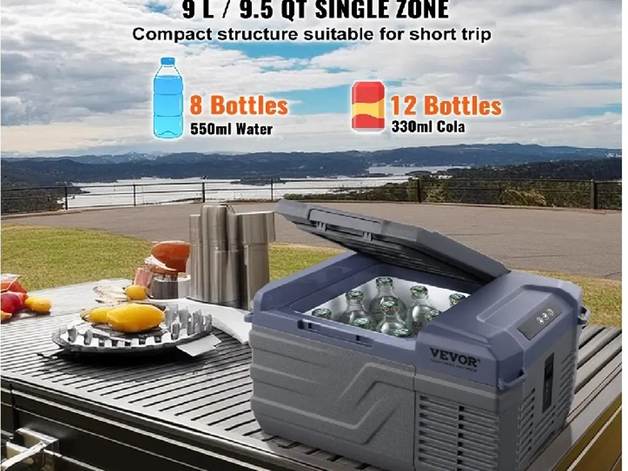 Billede 2 - Vevor bil køleskab 9 ltr.