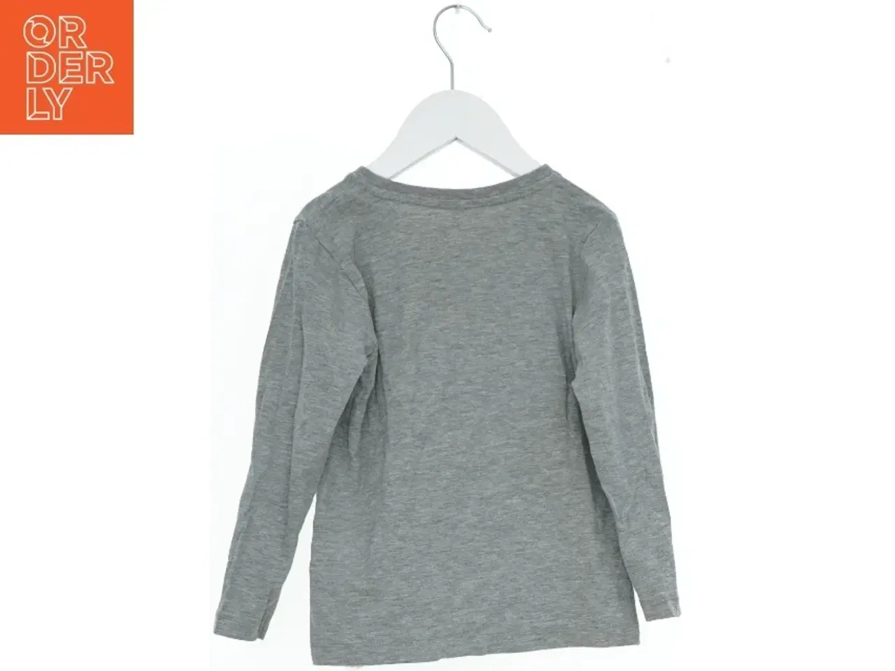 Billede 2 - Grå langærmet trøje med dinosaur print fra Name It (str. 110)