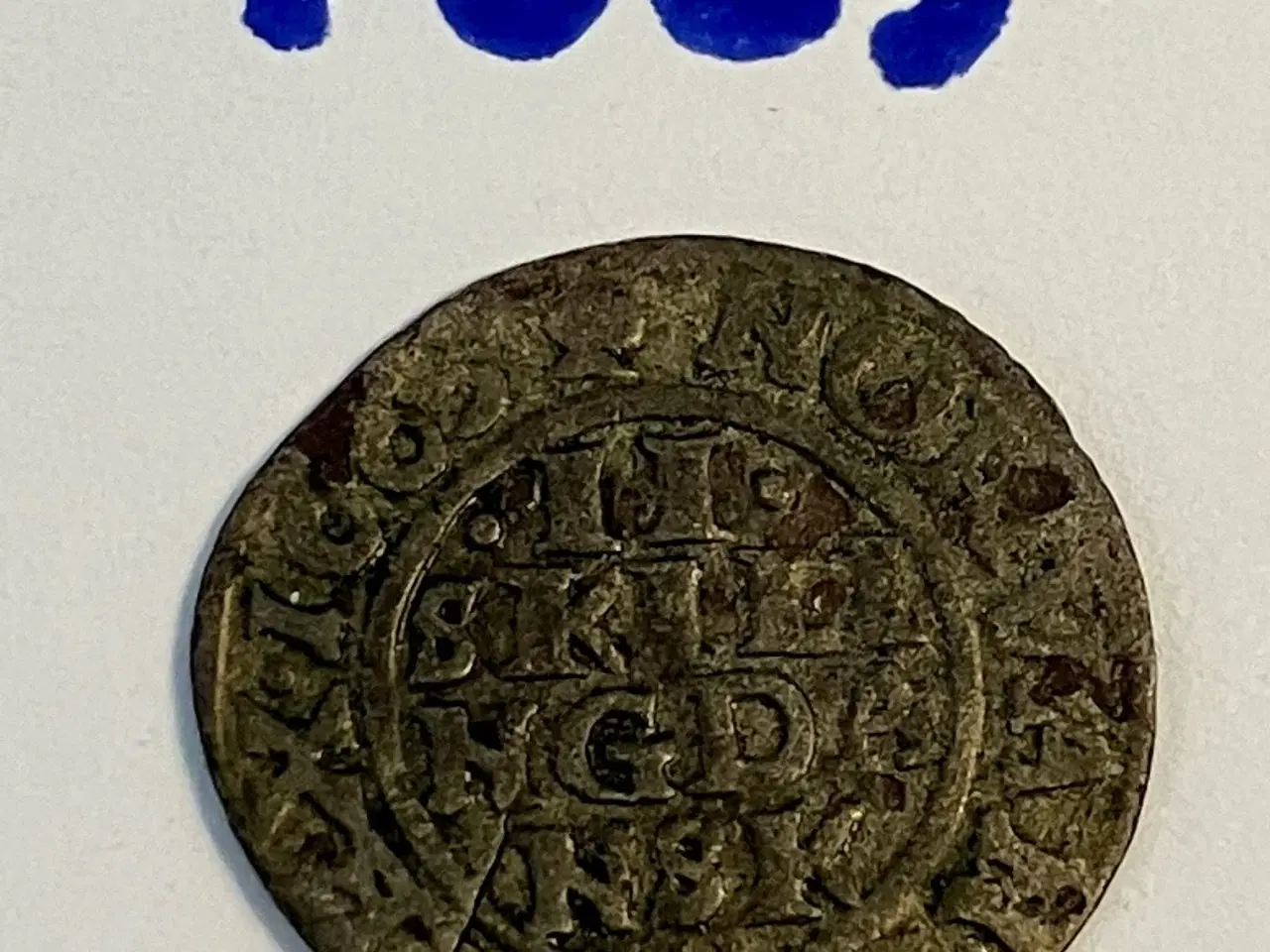 Billede 1 - 2 Skilling 1665 Danmark