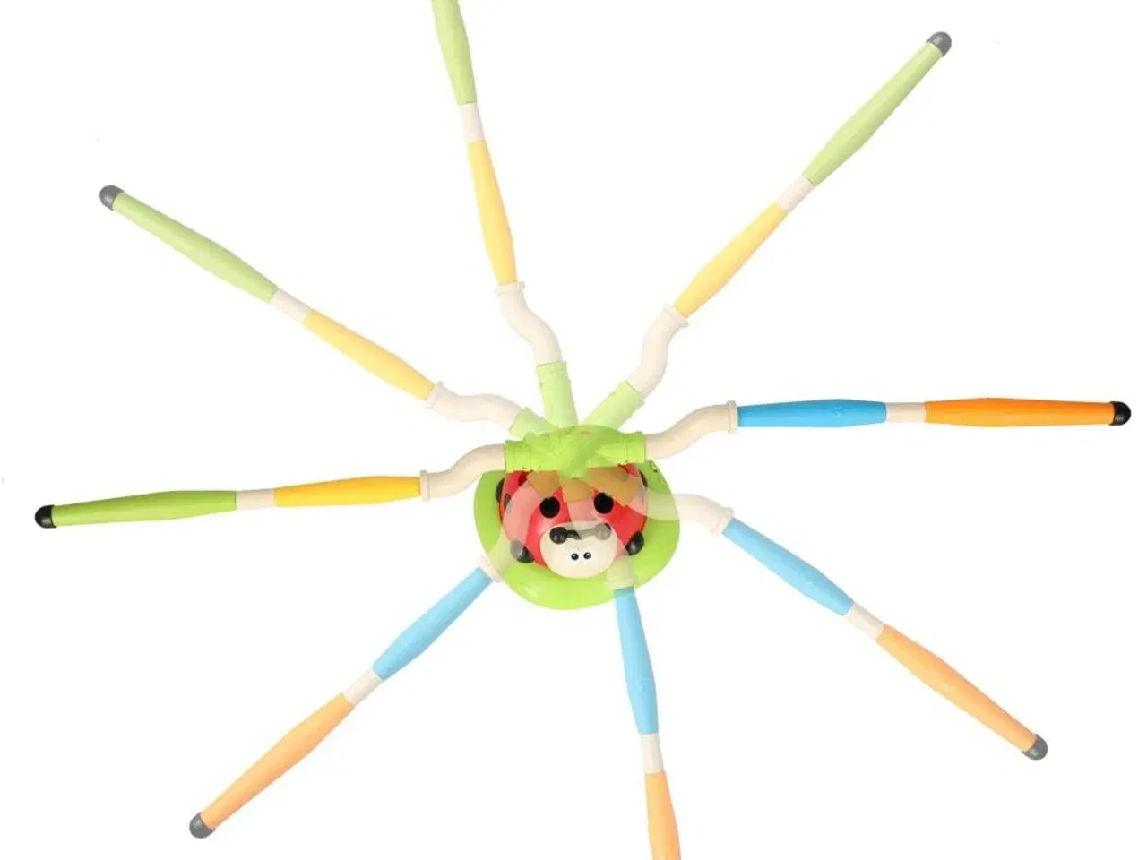 Billede 10 - Udendørs legetøj 3-i-1 – mariehøne springespil, ringspil og raket-affyrer til børn