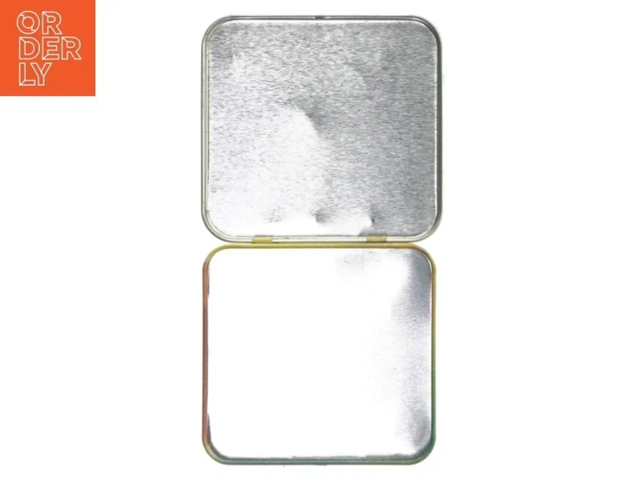 Billede 3 - Dekorativ metalæske med Brasil tema (str. 9,5x9 cm)