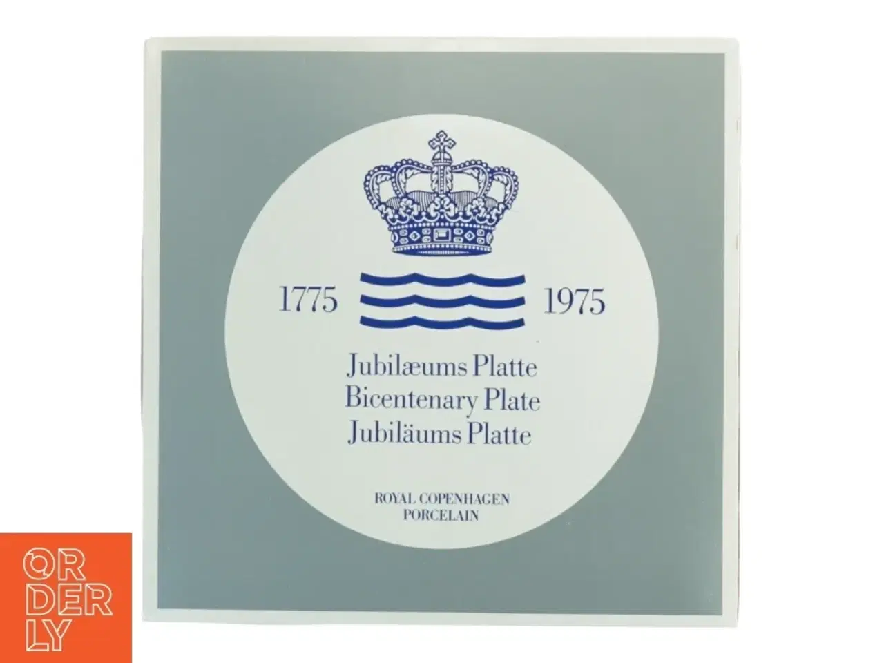 Billede 2 - Royal Copenhagen Jubilæumsplatte fra Royal Copenhagen (str. Diameter 18 cm)