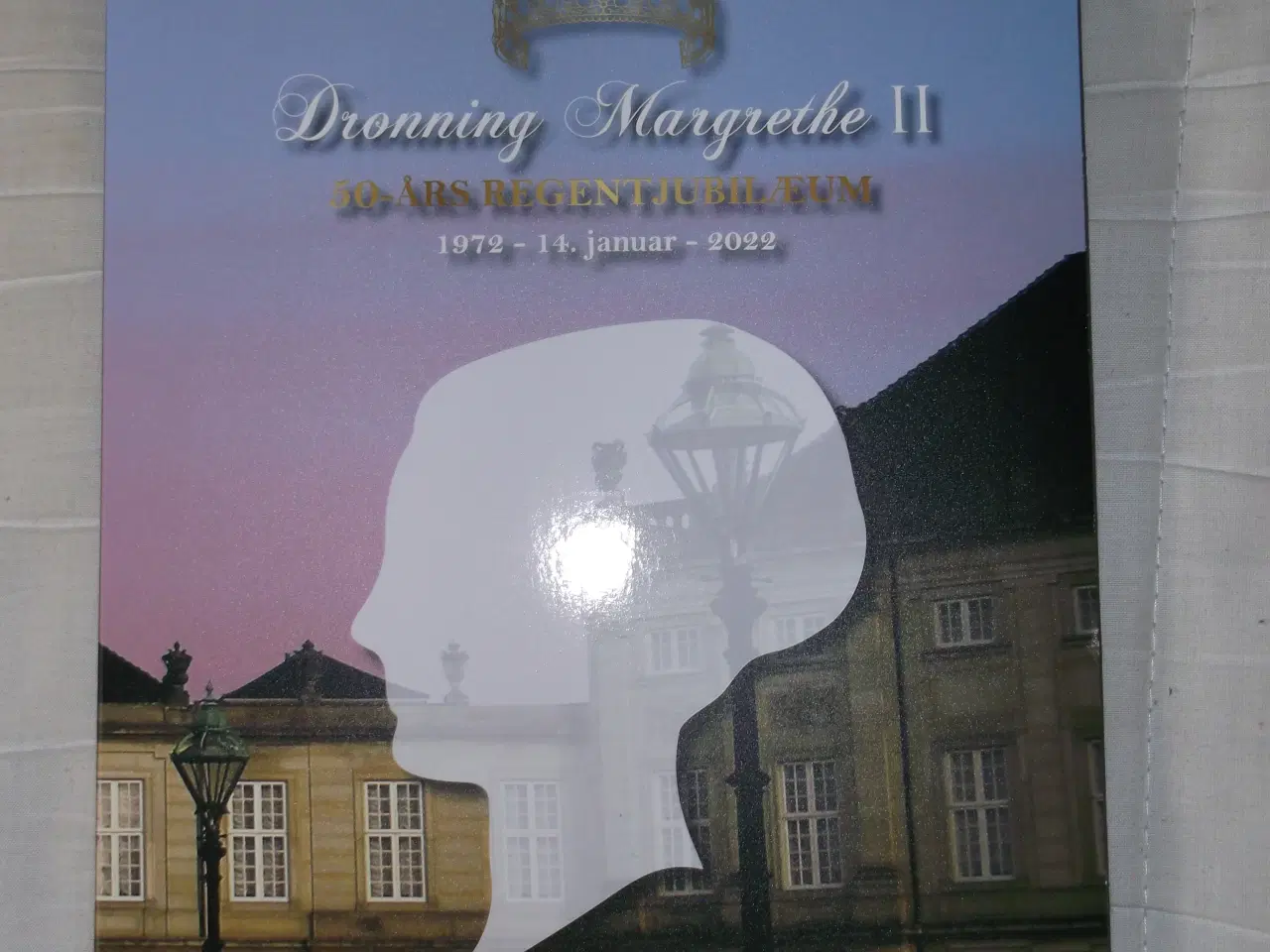 Billede 1 - Samle mønter -  Dronning Margrethe II 50 års Regen