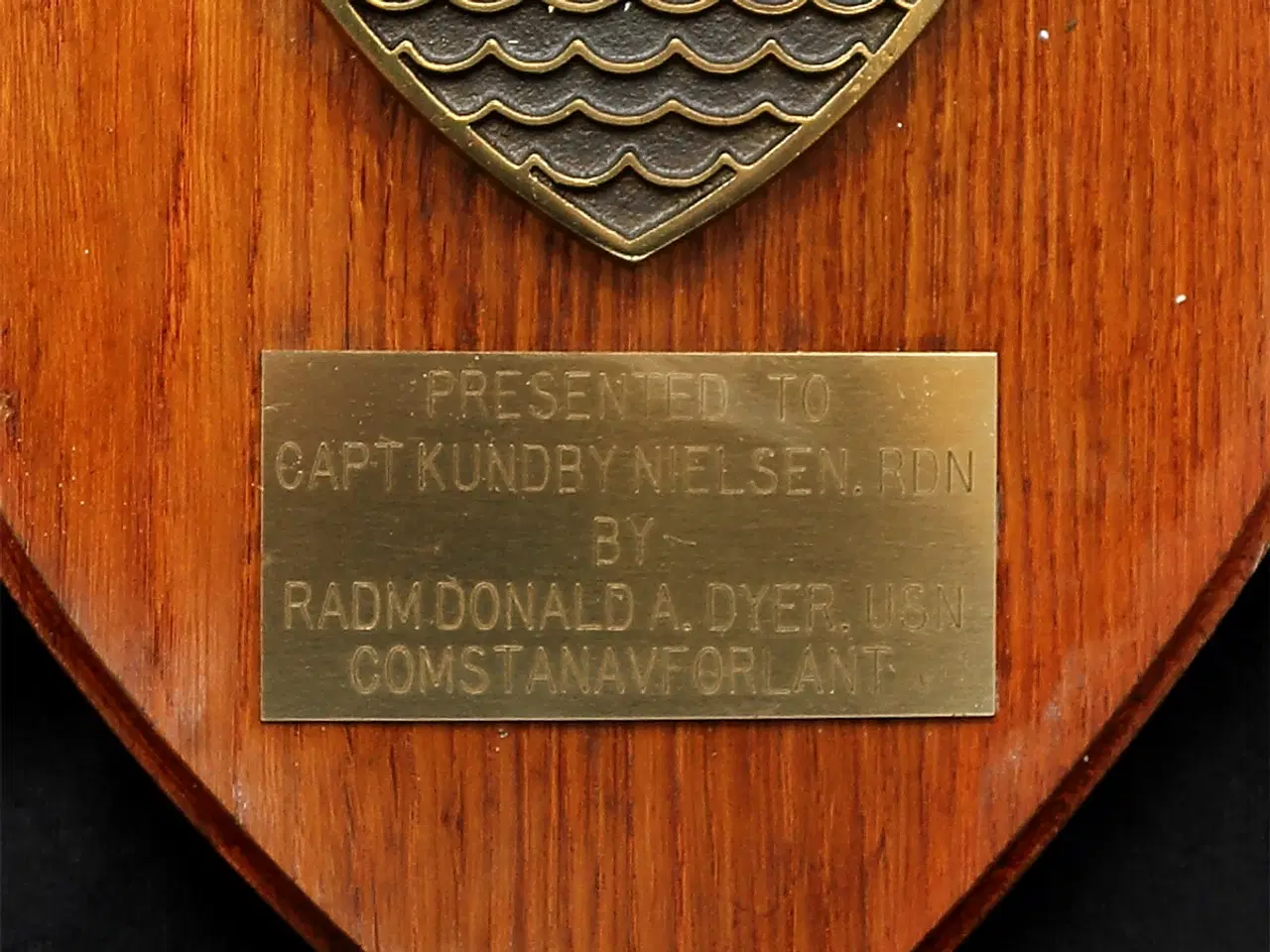 Billede 2 - NATO STANAVFORLANT – diplomatskjold fra 1992