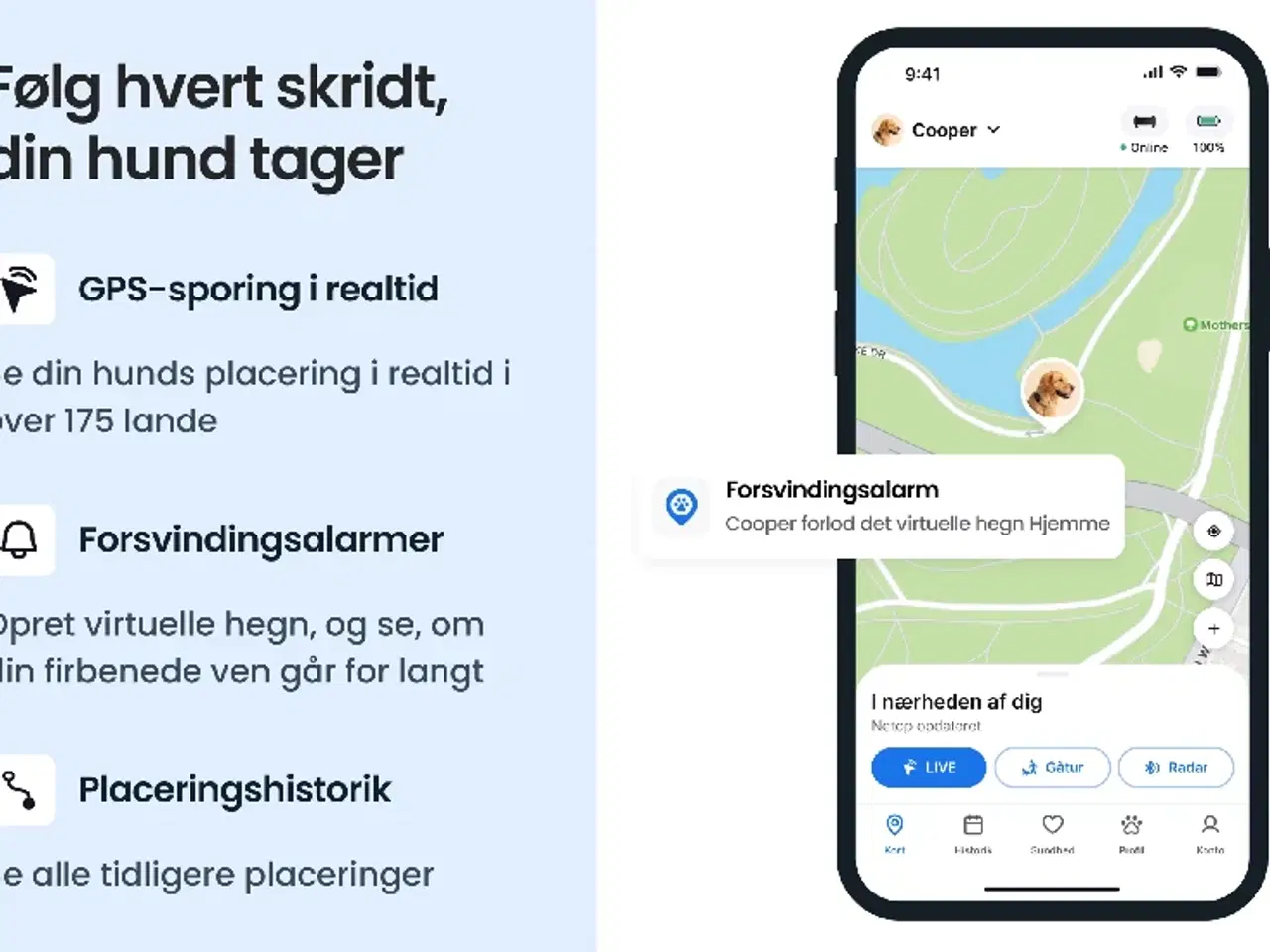 Billede 4 - Hunde-gps (Tractive) med 9 mdr. abonnement