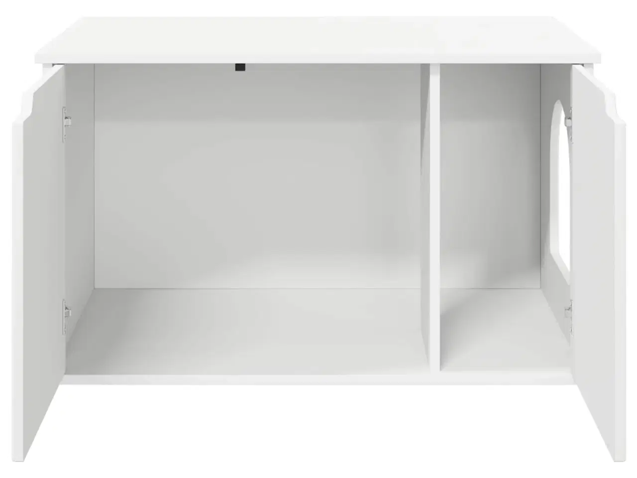 Billede 6 - Kat Hus Hvid 85 x 55 x 50 cm Konstrueret træ