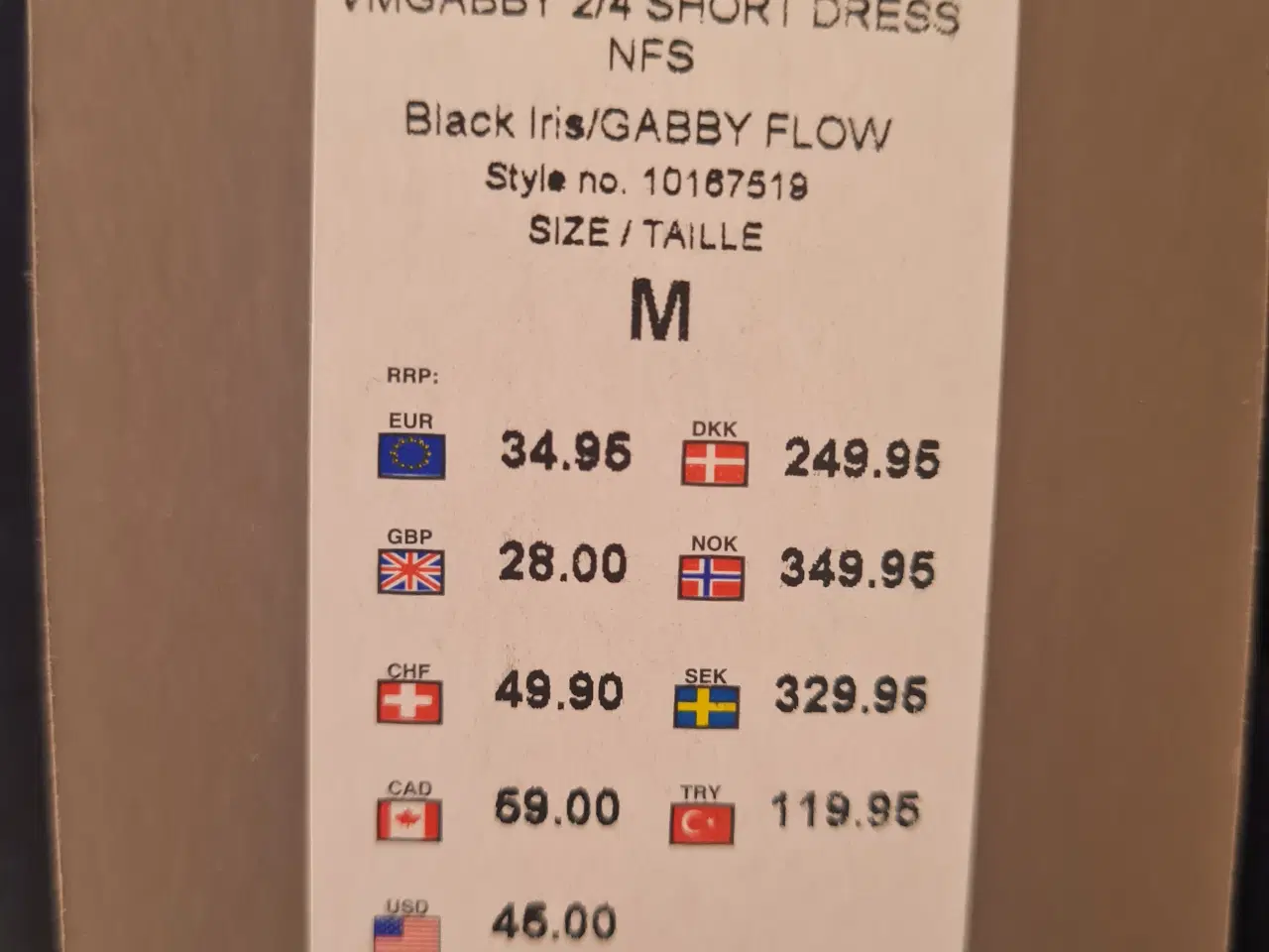 Billede 5 - Ny kjole str M 38 Vero Moda 